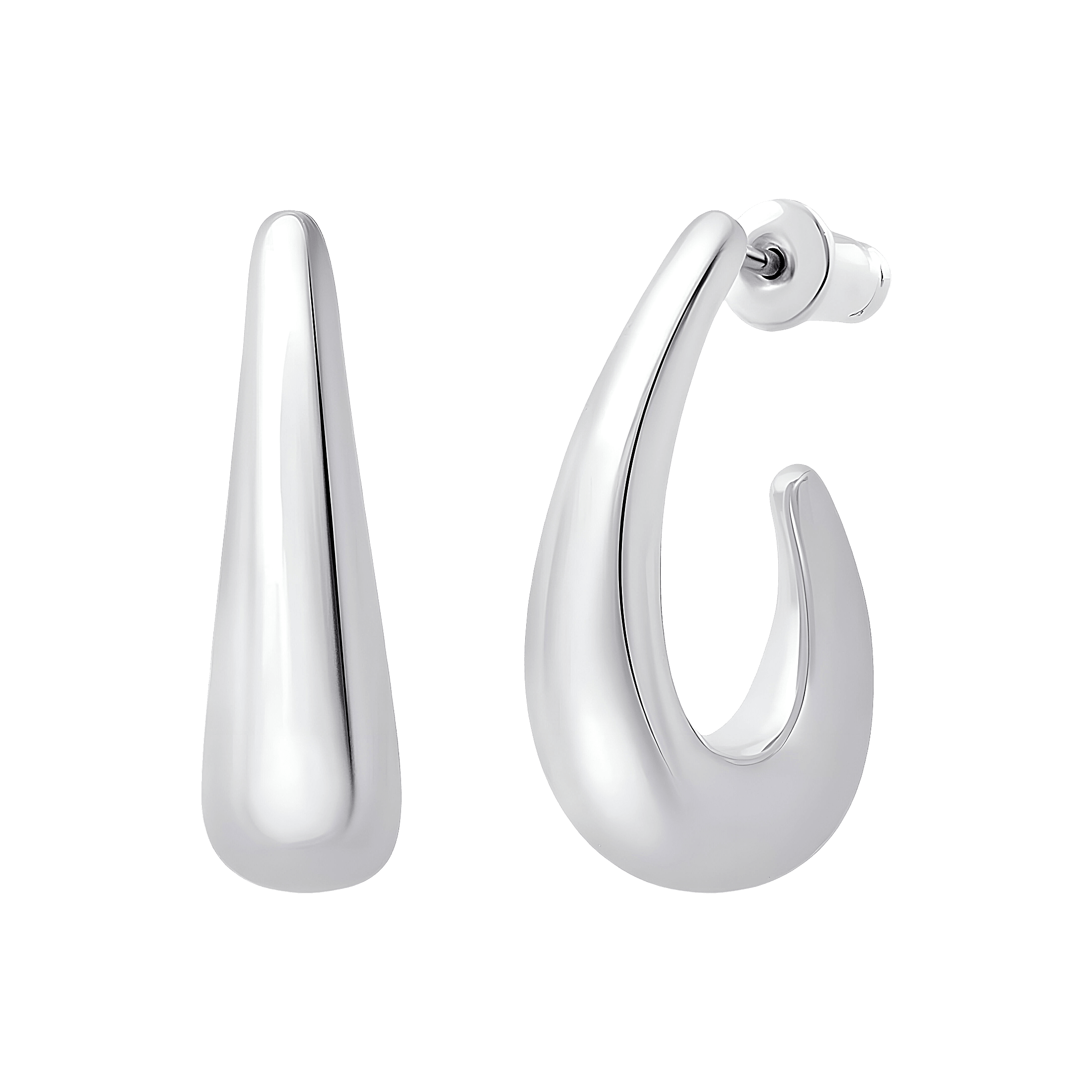 Pukka Berlin Creolen Mota Large, Silber