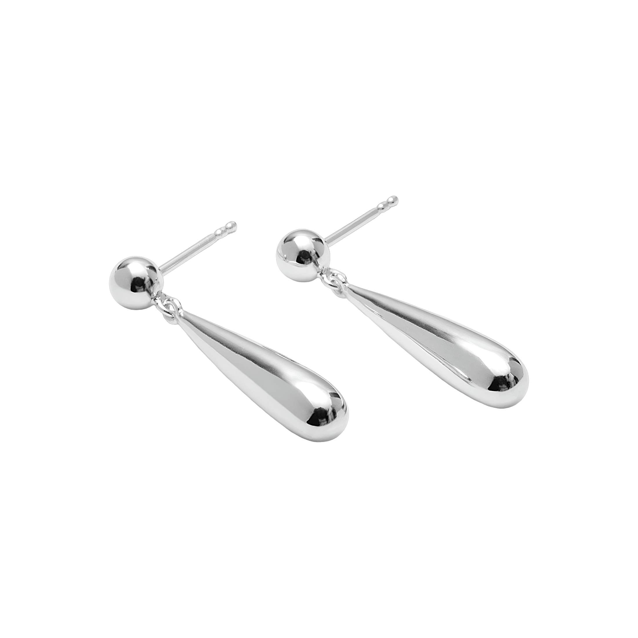 Pernille Corydon Ohrringe Endless Elements, versilbert