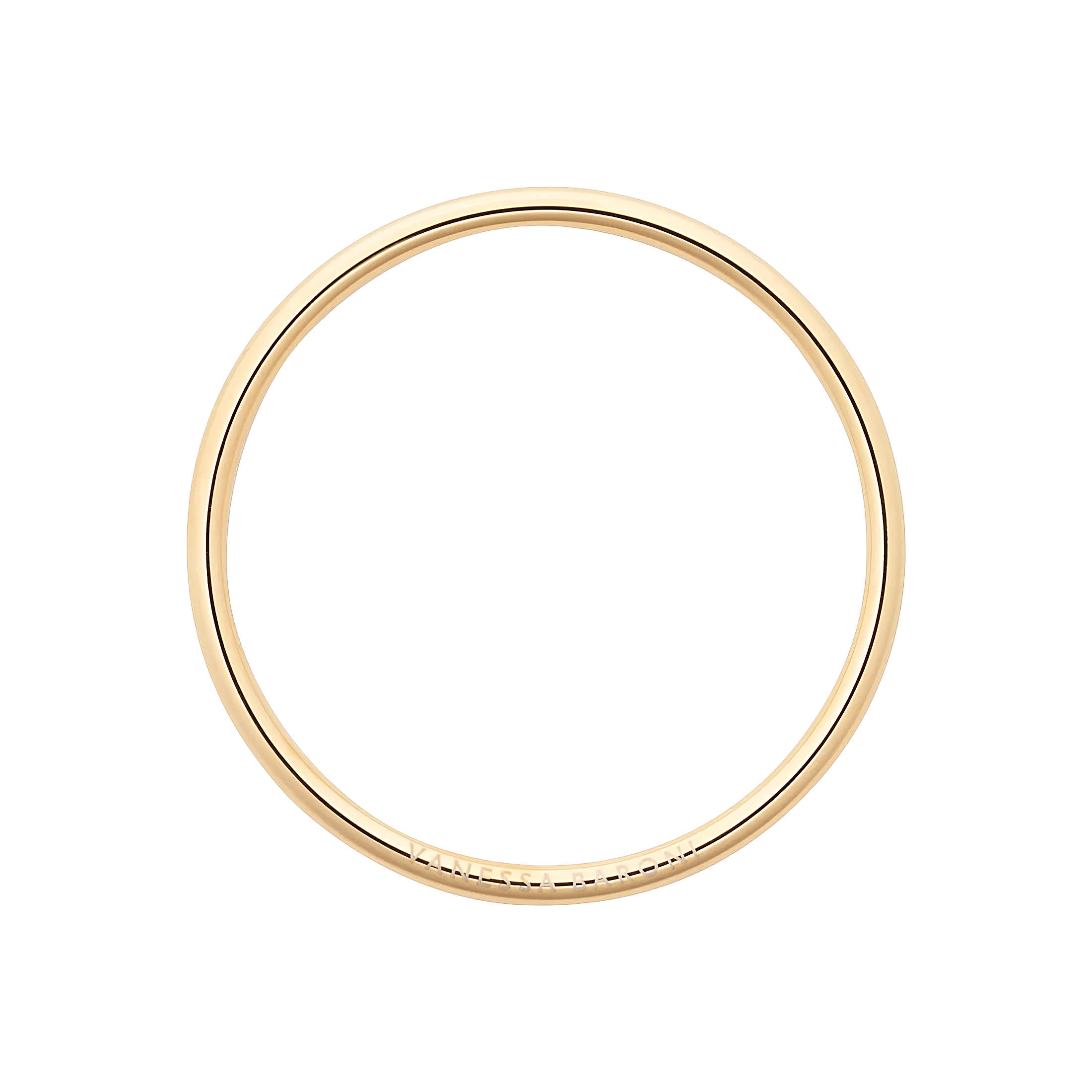 Vanessa Baroni Armreif VB Bangle, gold, vergoldet