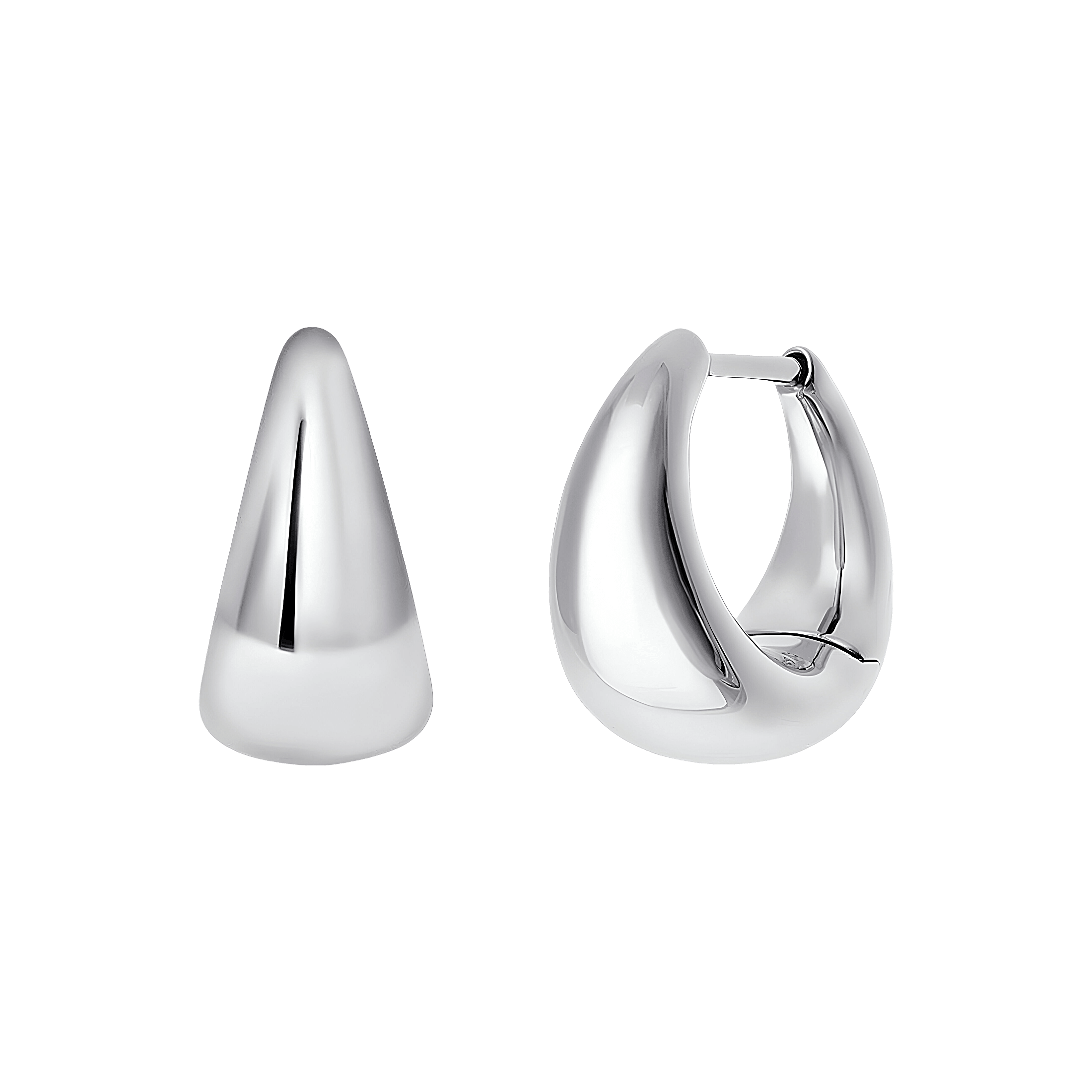 Pukka Berlin Creolen Mota Small, Silber