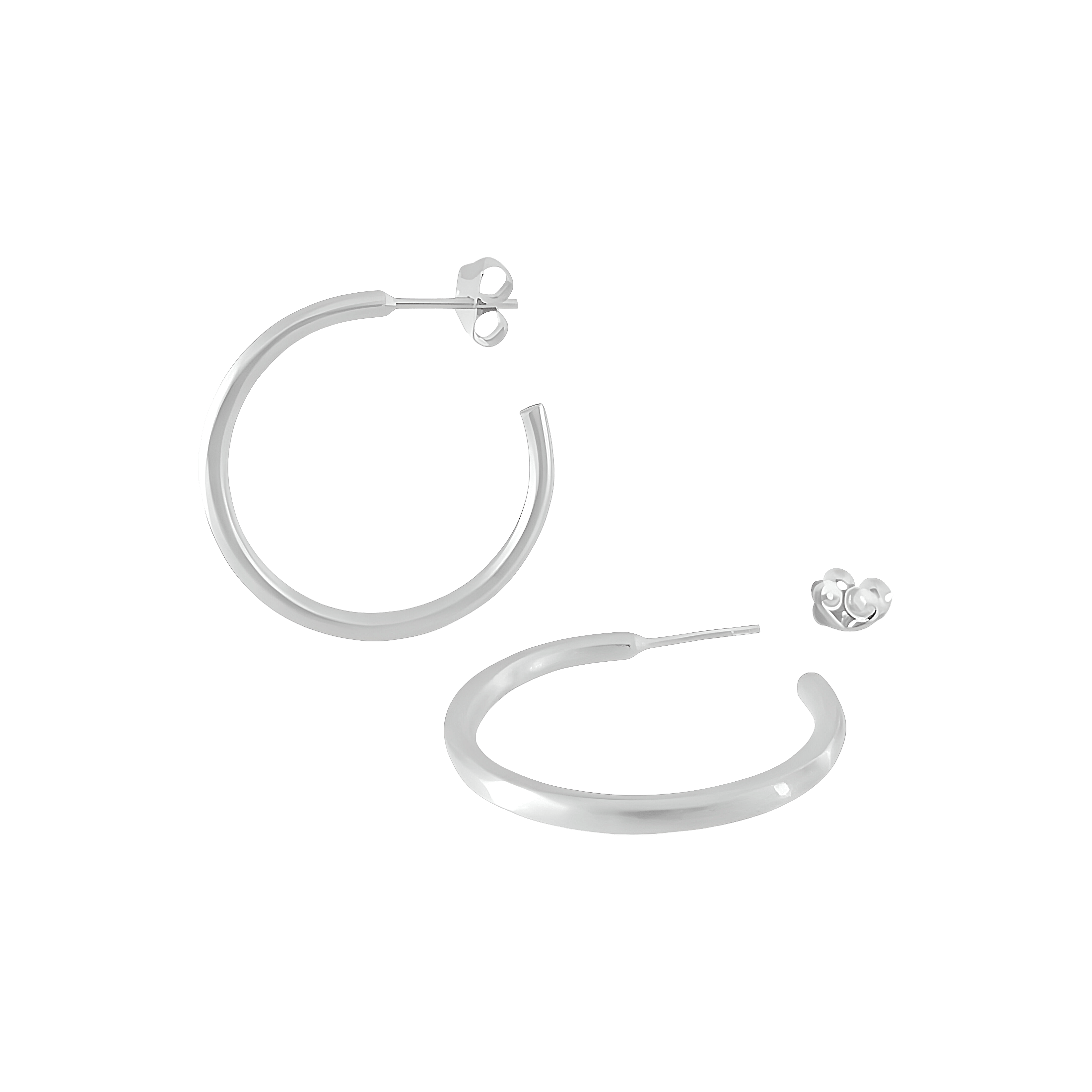 Susi Cala Creolen London, L, Silber