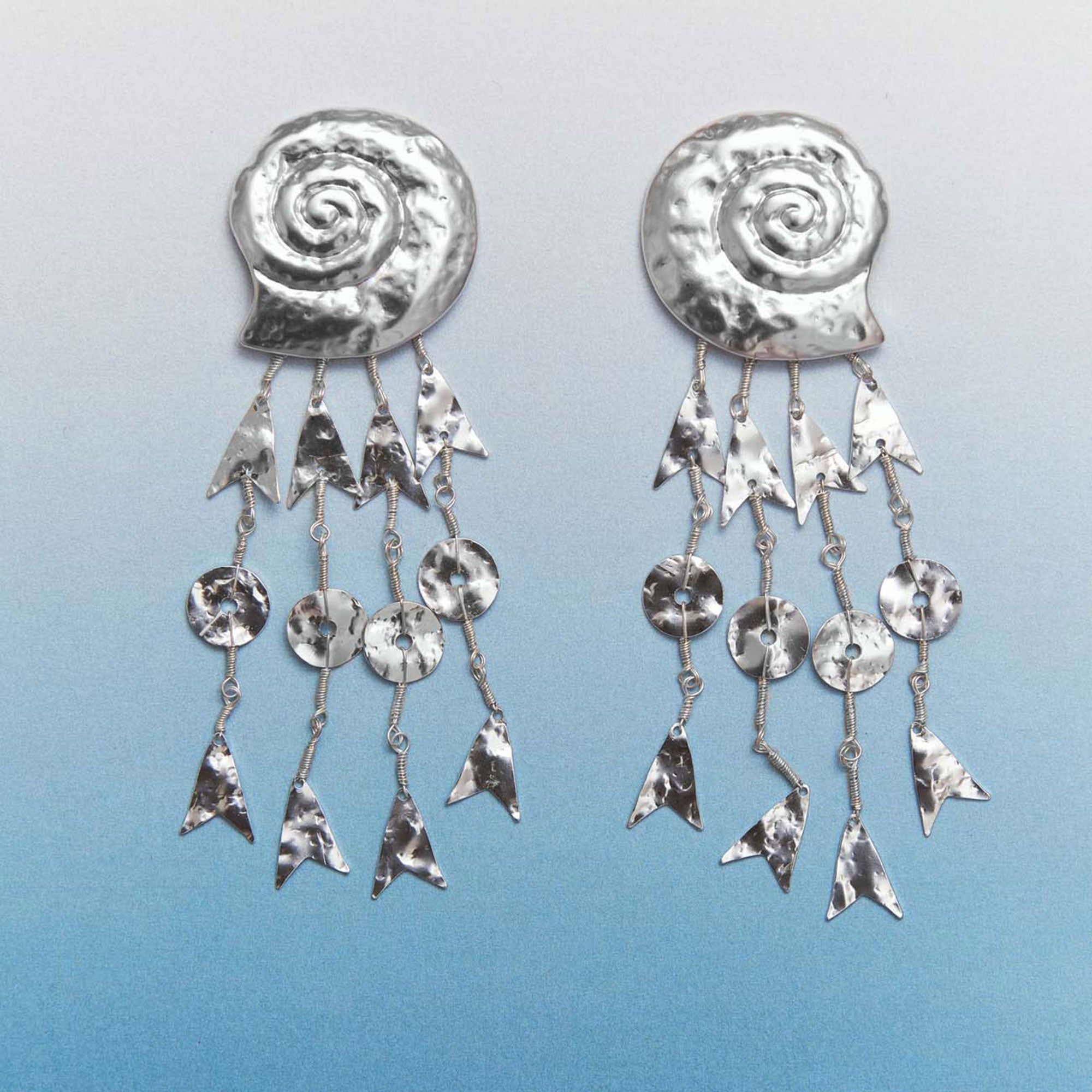 Alhaja Ohrringe Aurea, versilbert