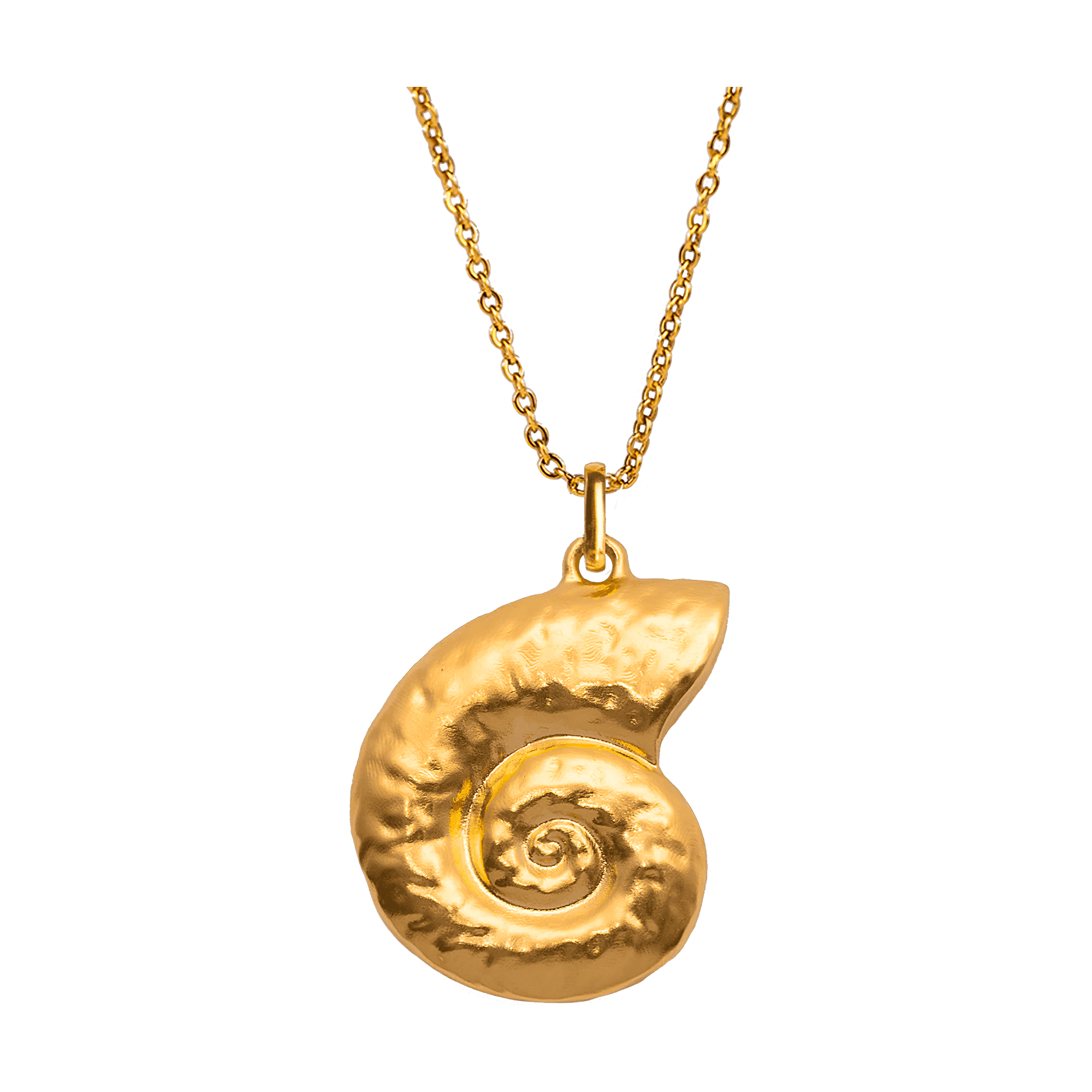 Alhaja Kette Caracola, vergoldet