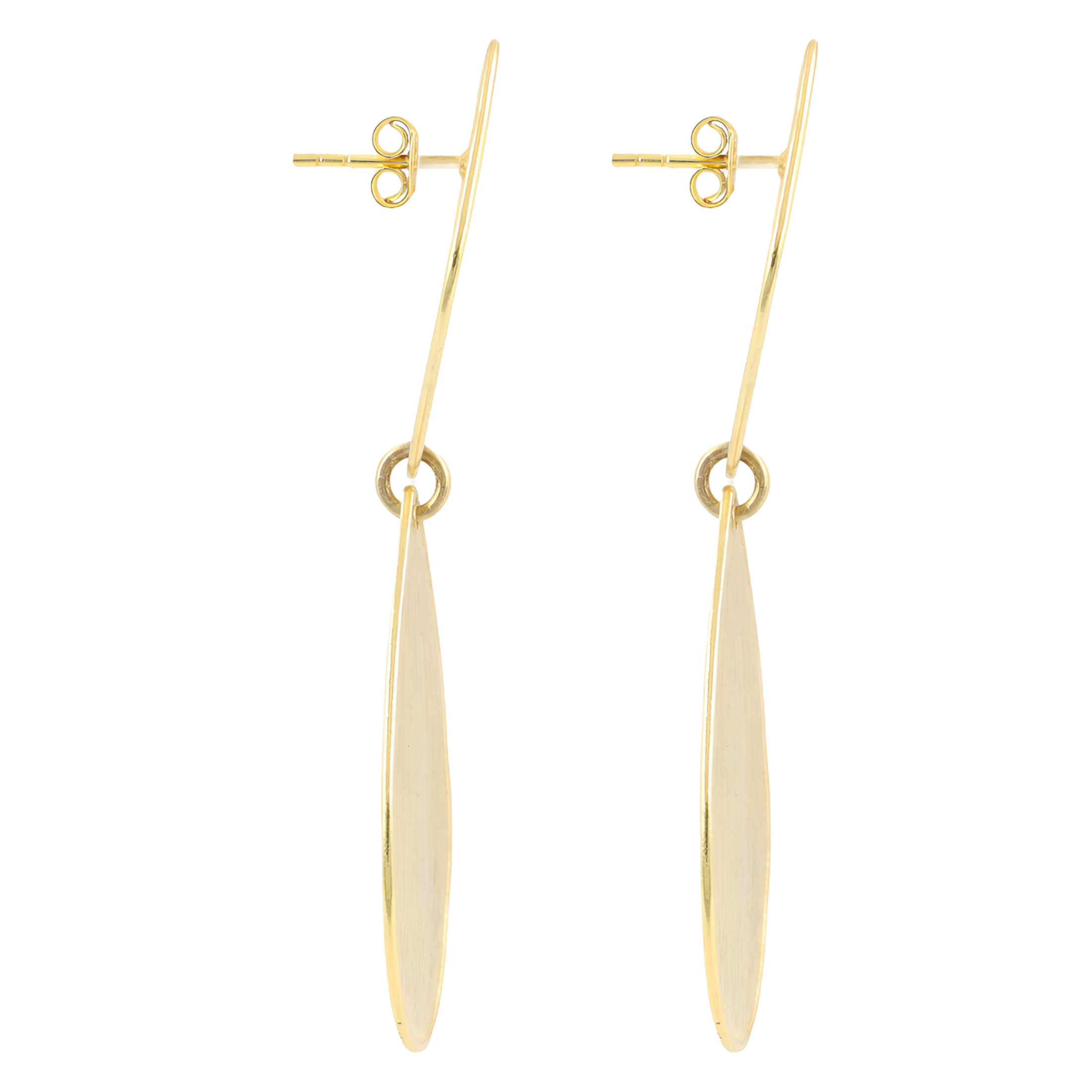 LOTT.gioielli Ohrringe Double Drop Stone, vergoldet