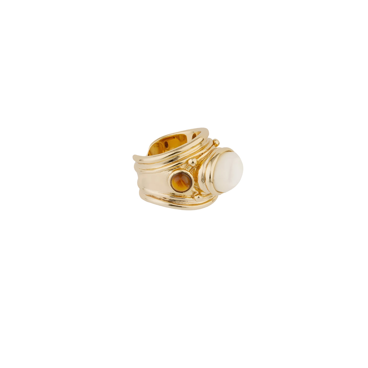 #farbe_tiger's eye & white mother-of-pearl