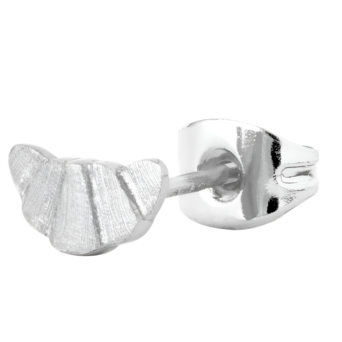 Lulu Copenhagen Ohrstecker Croissant, versilbert