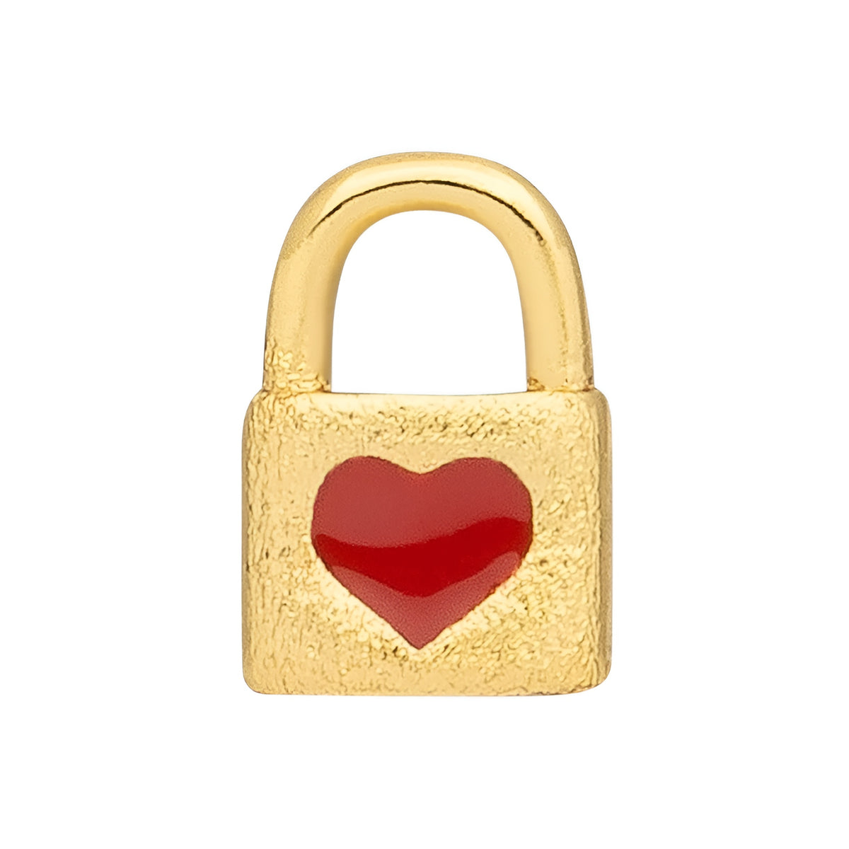 Lulu Copenhagen Ohrstecker Love Lock, vergoldet