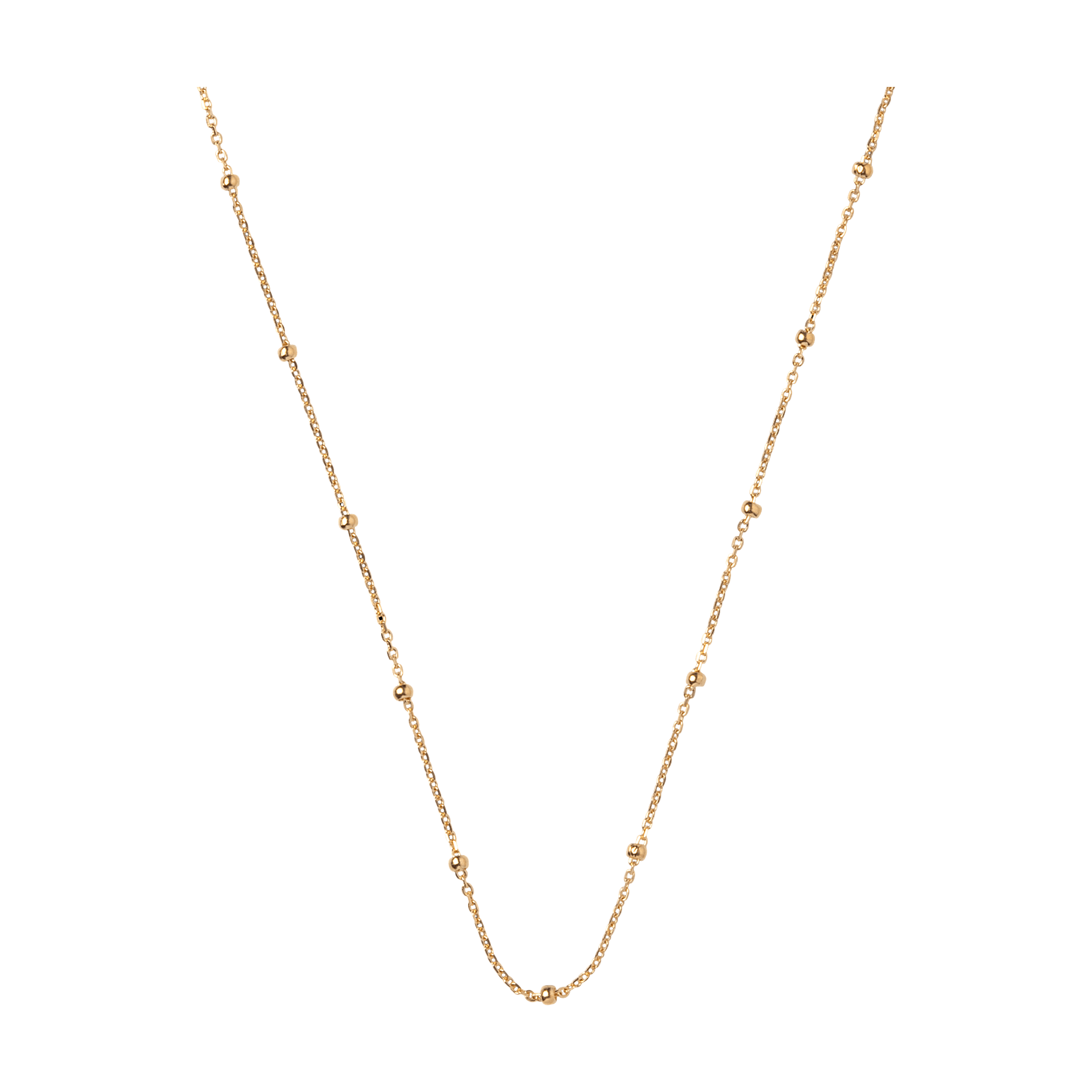 Enamel Copenhagen Kette Beaded Chain, vergoldet