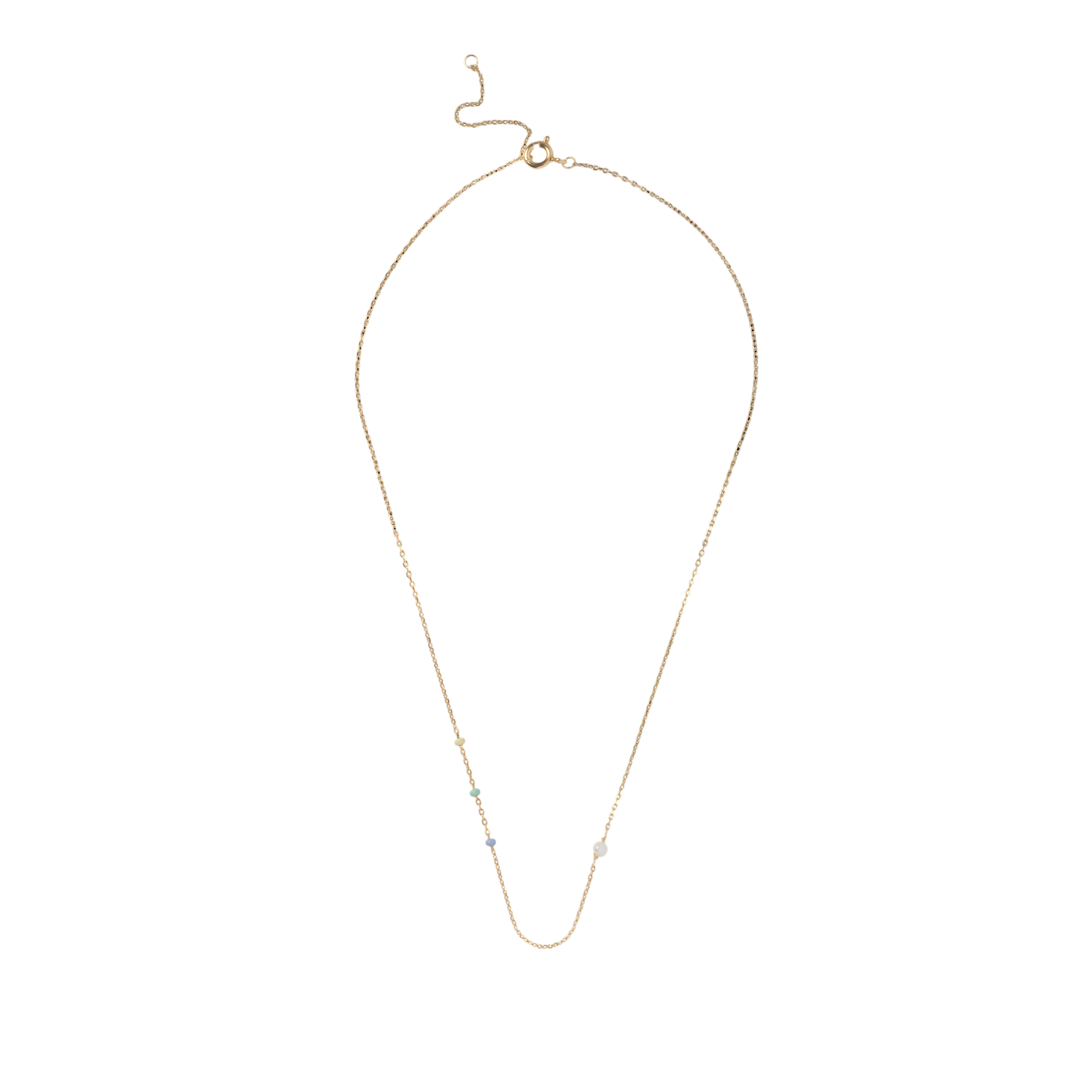 #Enamel Copenhagen Kette Lola Simple, Citrus Sky, vergoldet