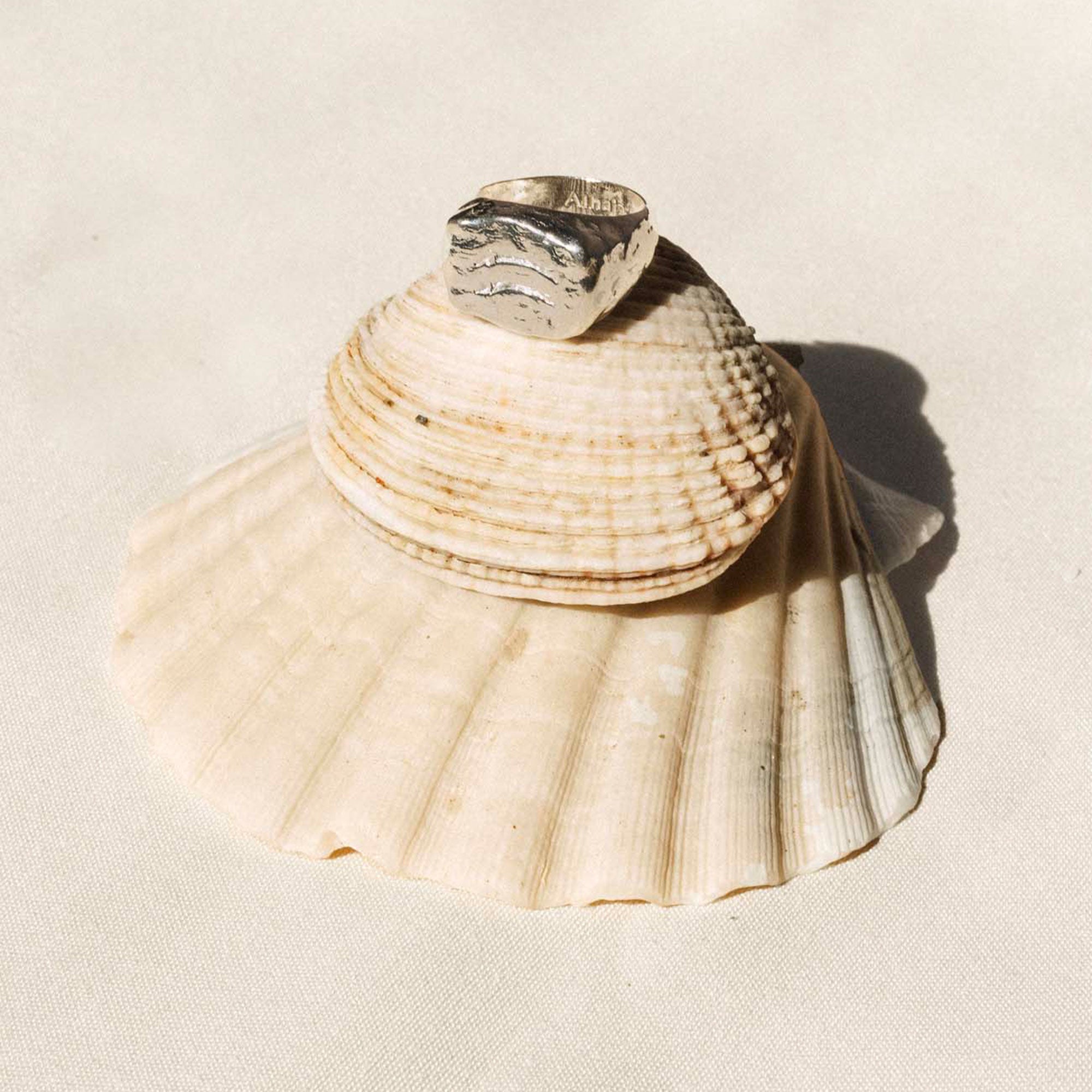 Alhaja Ring Pez, Silber