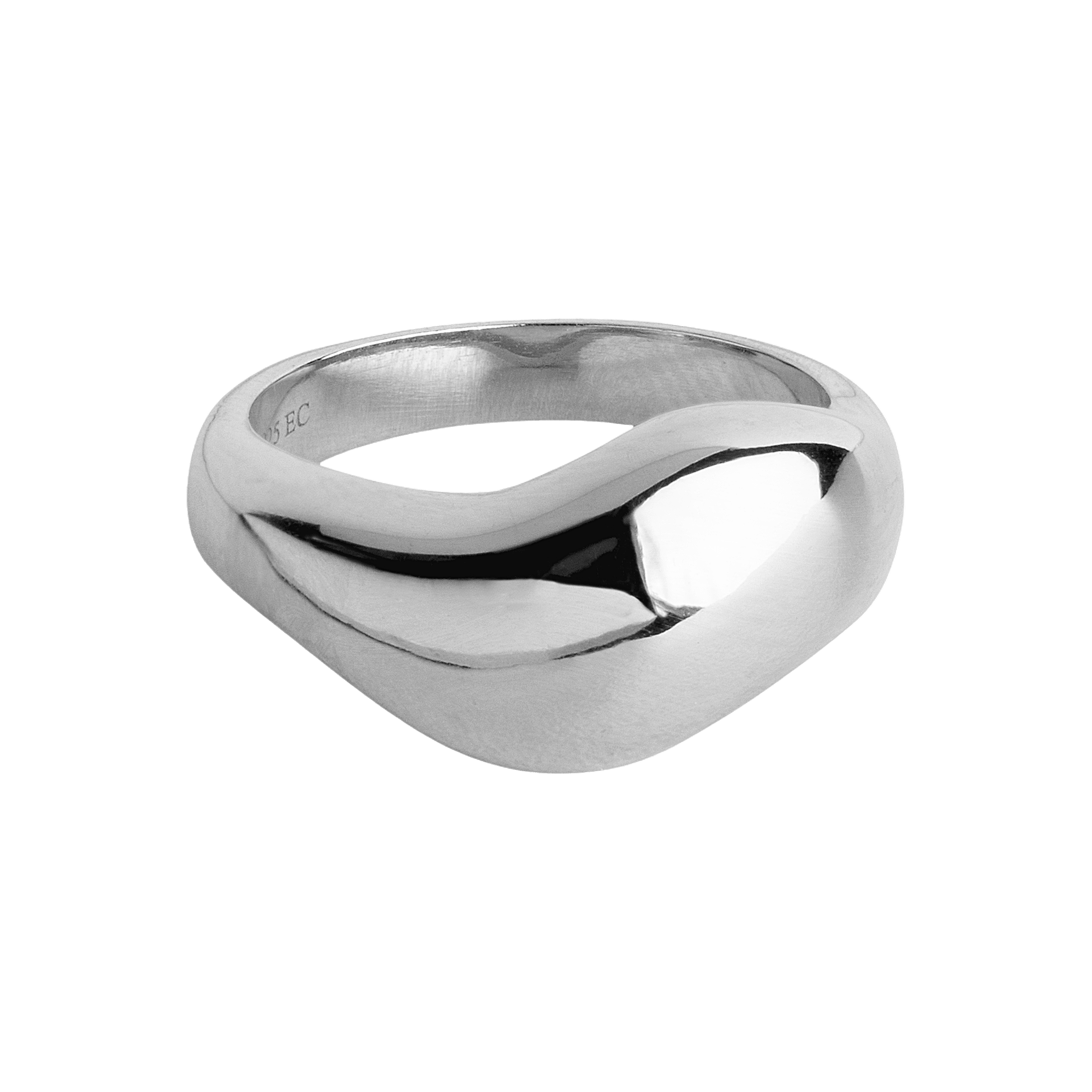 Enamel Copenhagen Ring Agnete Large, Silber