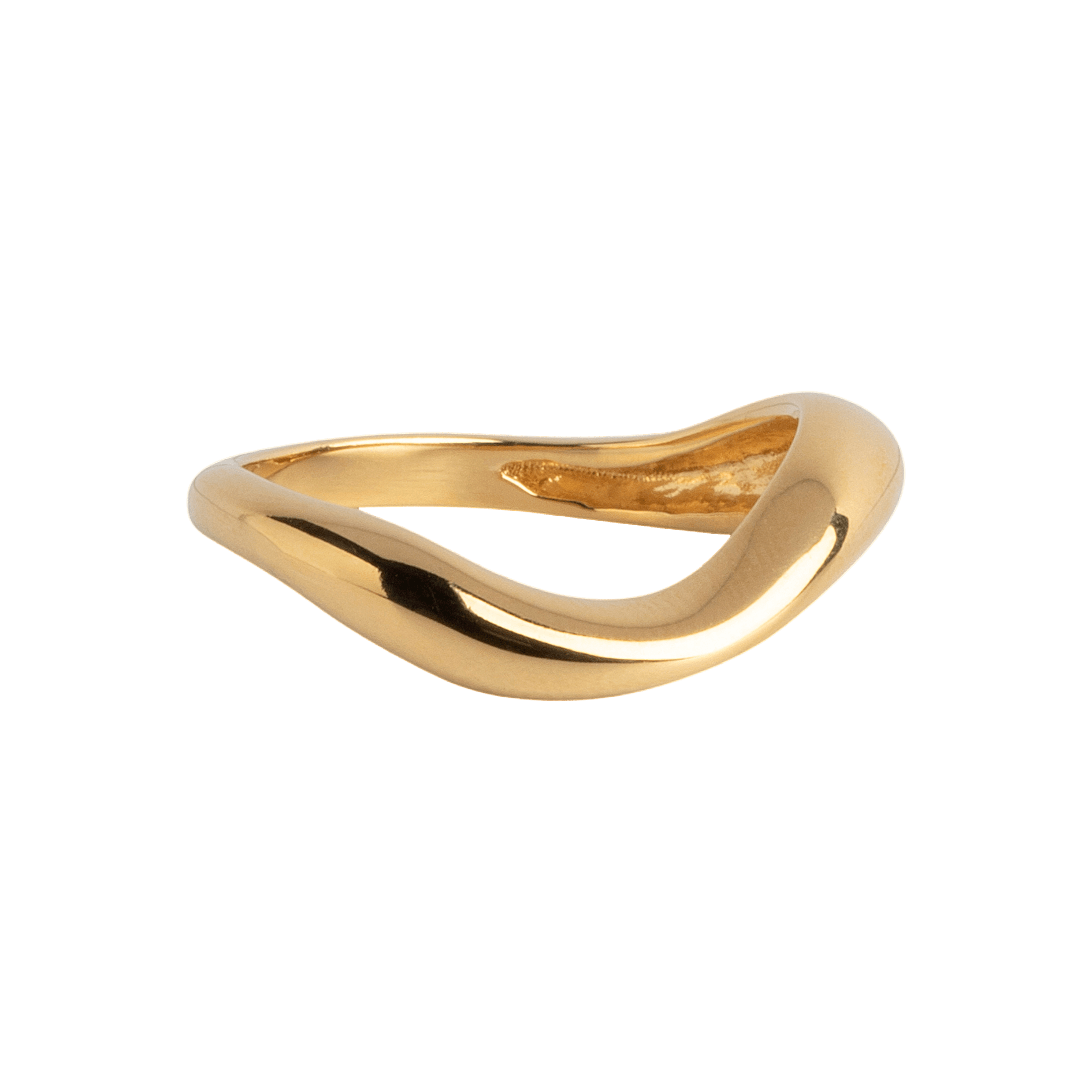 Enamel Copenhagen Ring Agnete Small, vergoldet