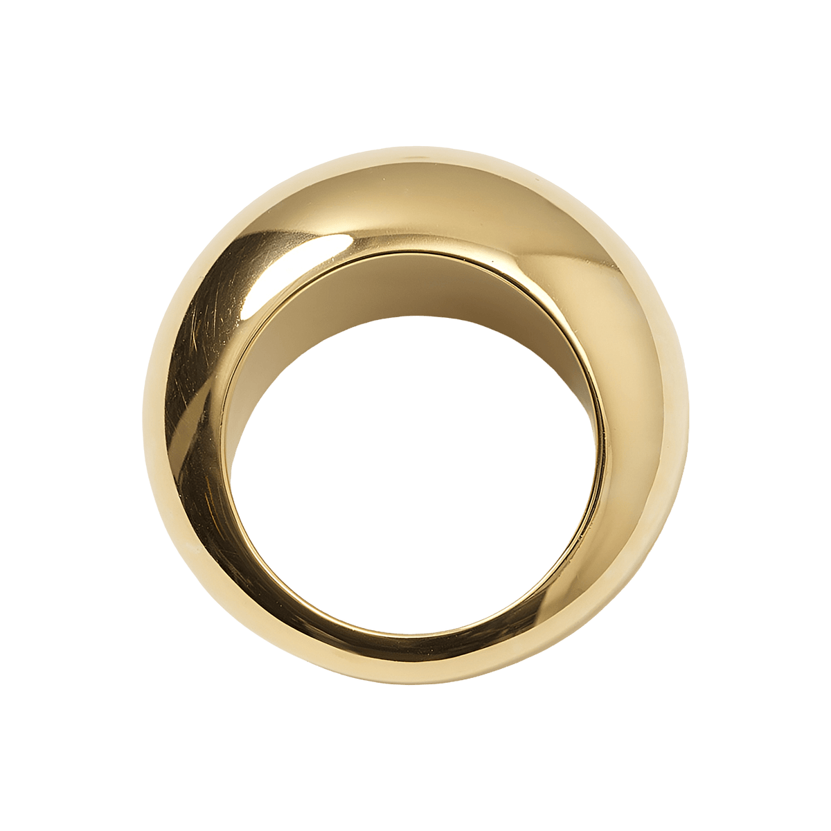 Syster P Ring Bolded Big, vergoldet