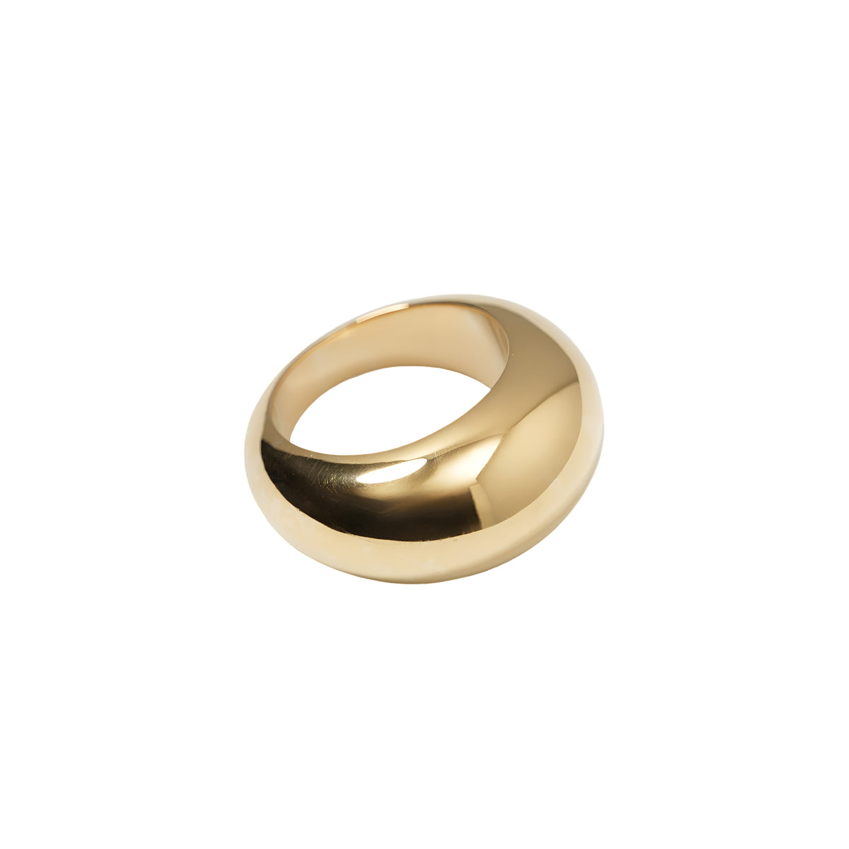 Syster P Ring Bolded Big, vergoldet