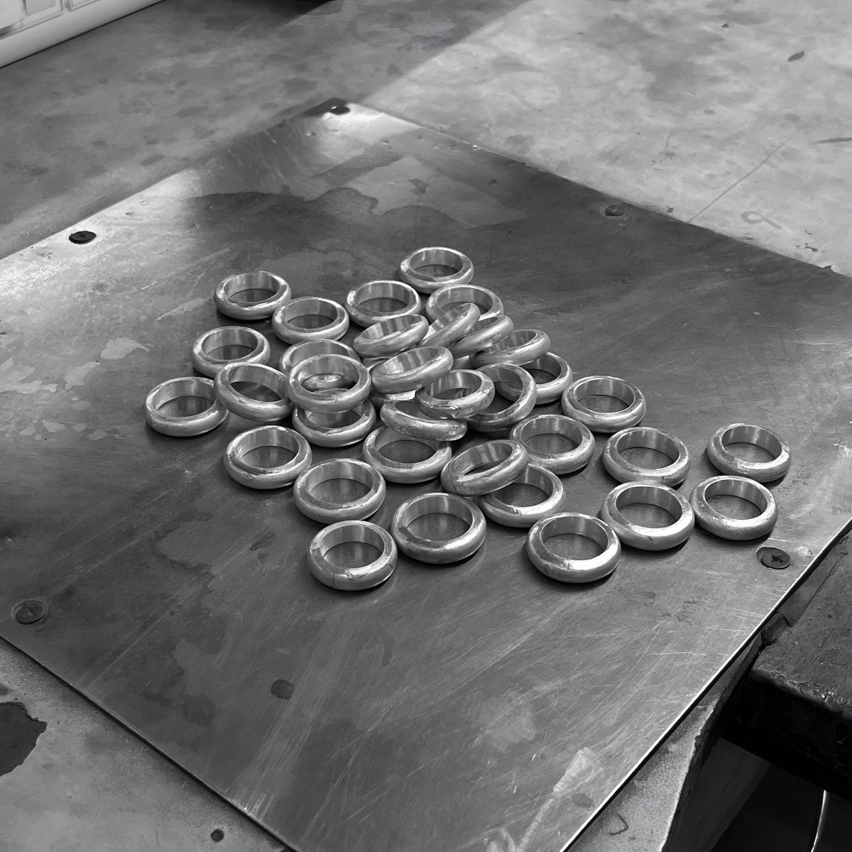Syster P Ring Bolded, Silber