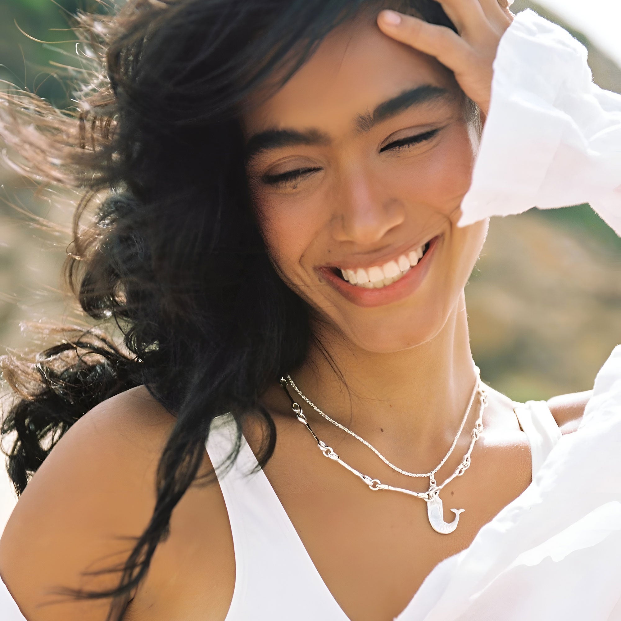 Alhaja Kette Sirena, Silber