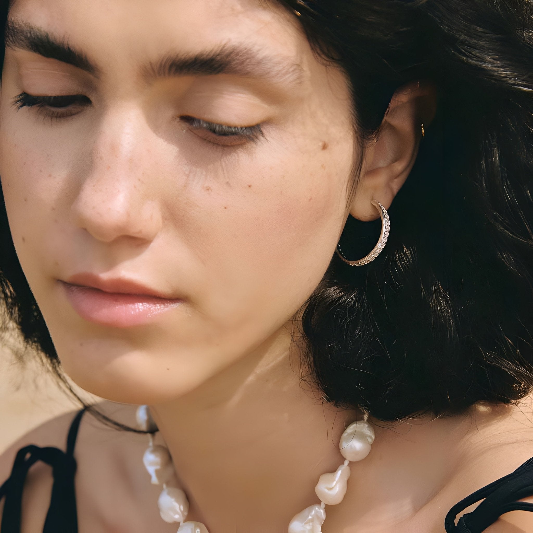 Alhaja Creolen Casilda, vergoldet