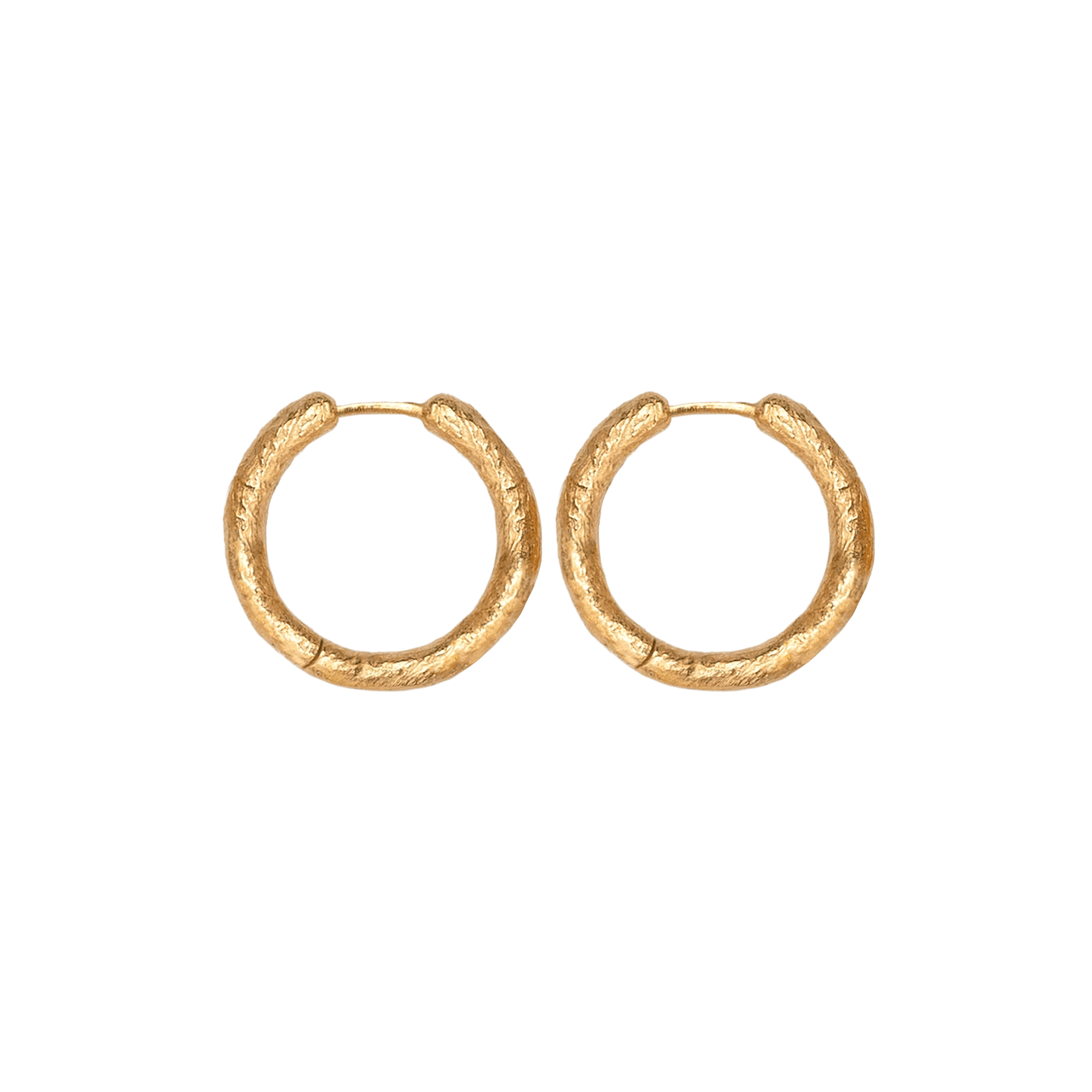 Alhaja Creolen Flamenco M, vergoldet