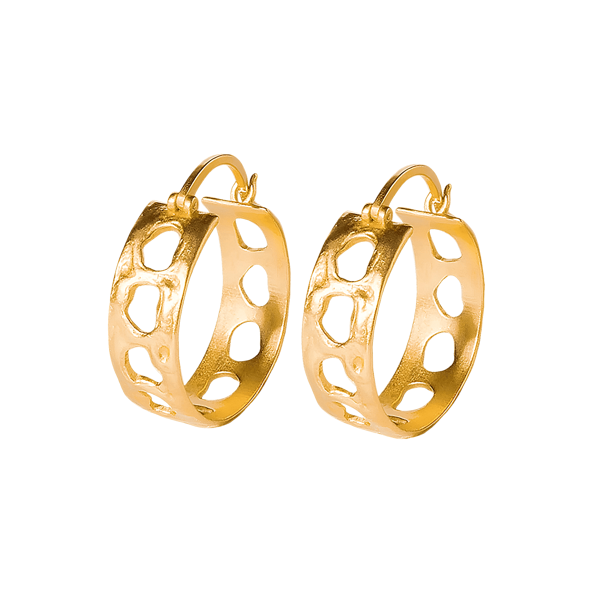 Alhaja Creolen Olimpia, vergoldet