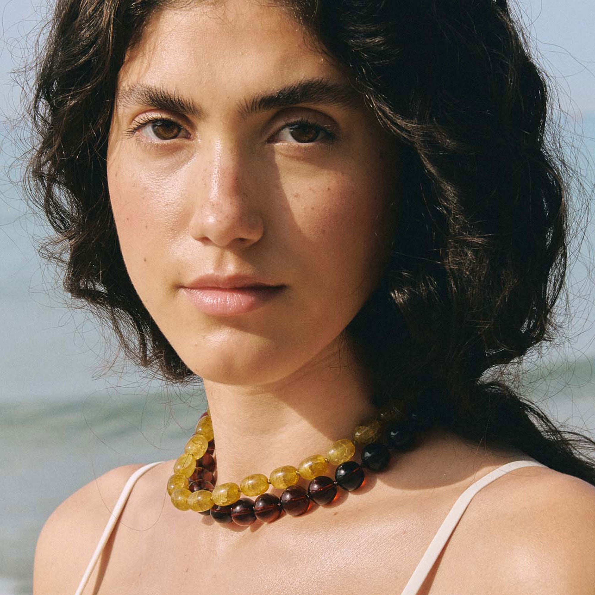 Alhaja Kette Alga, vergoldet