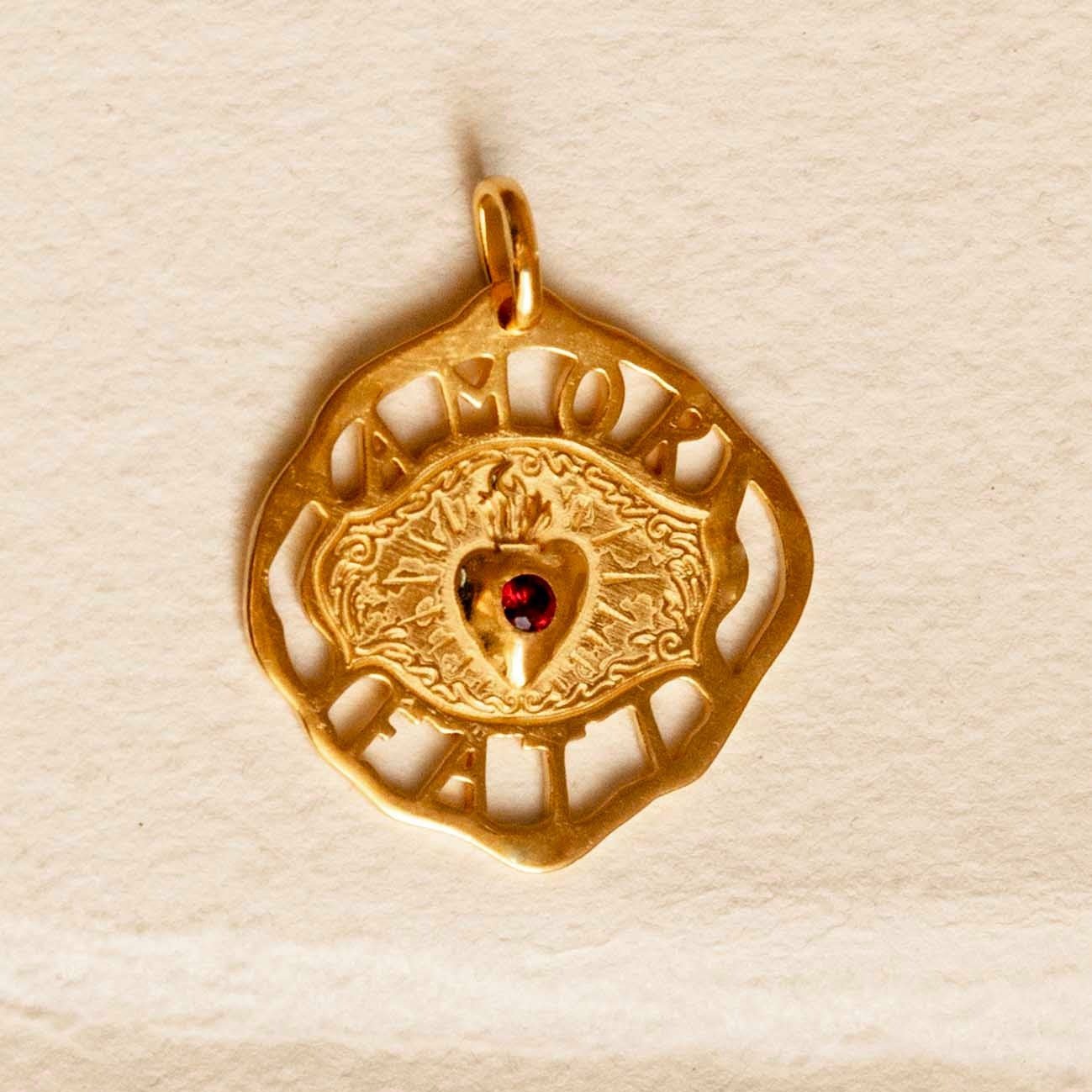 Alhaja Kette Amor Fati, vergoldet