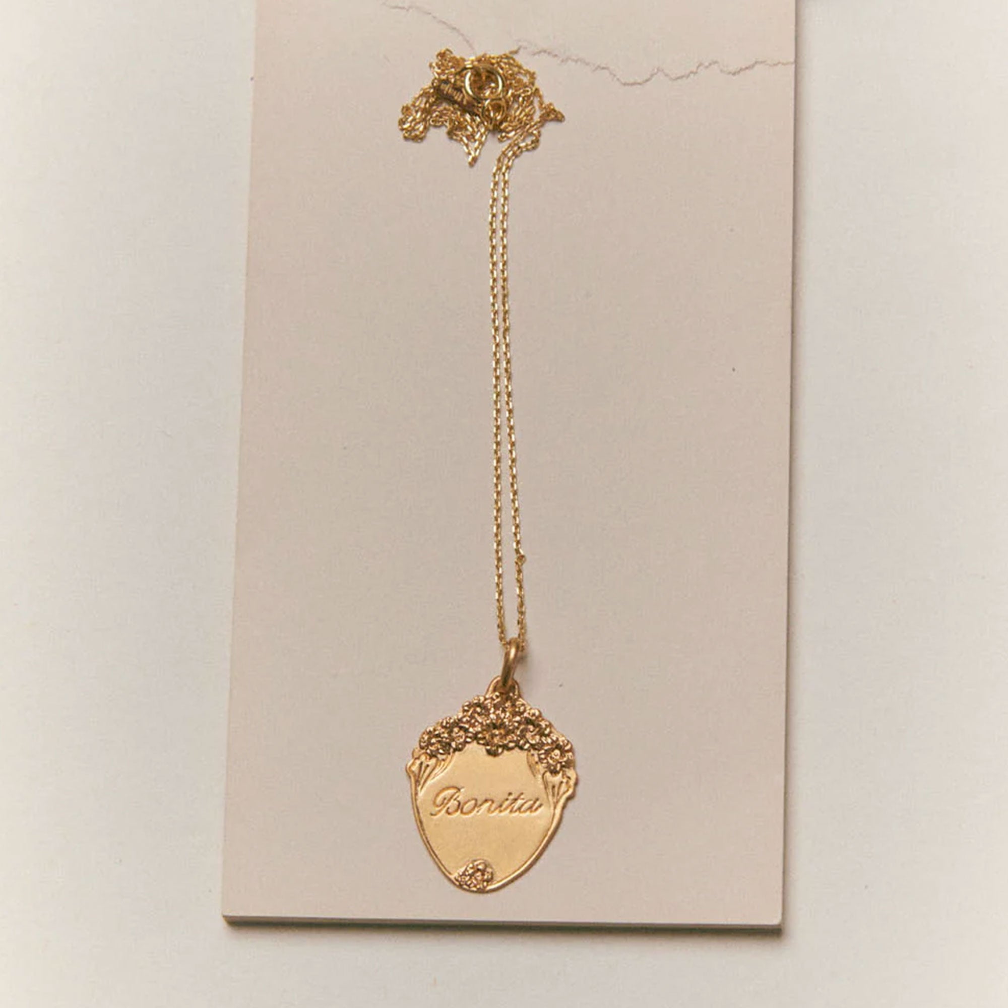 Alhaja Kette Bonita, vergoldet