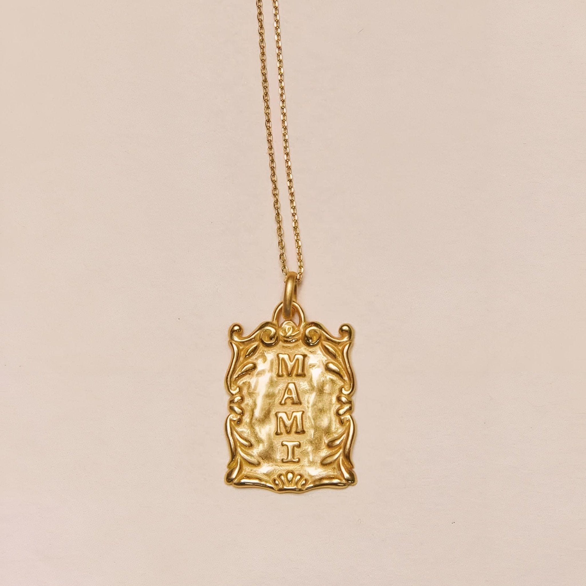 Alhaja Kette Mami, vergoldet 44 cm