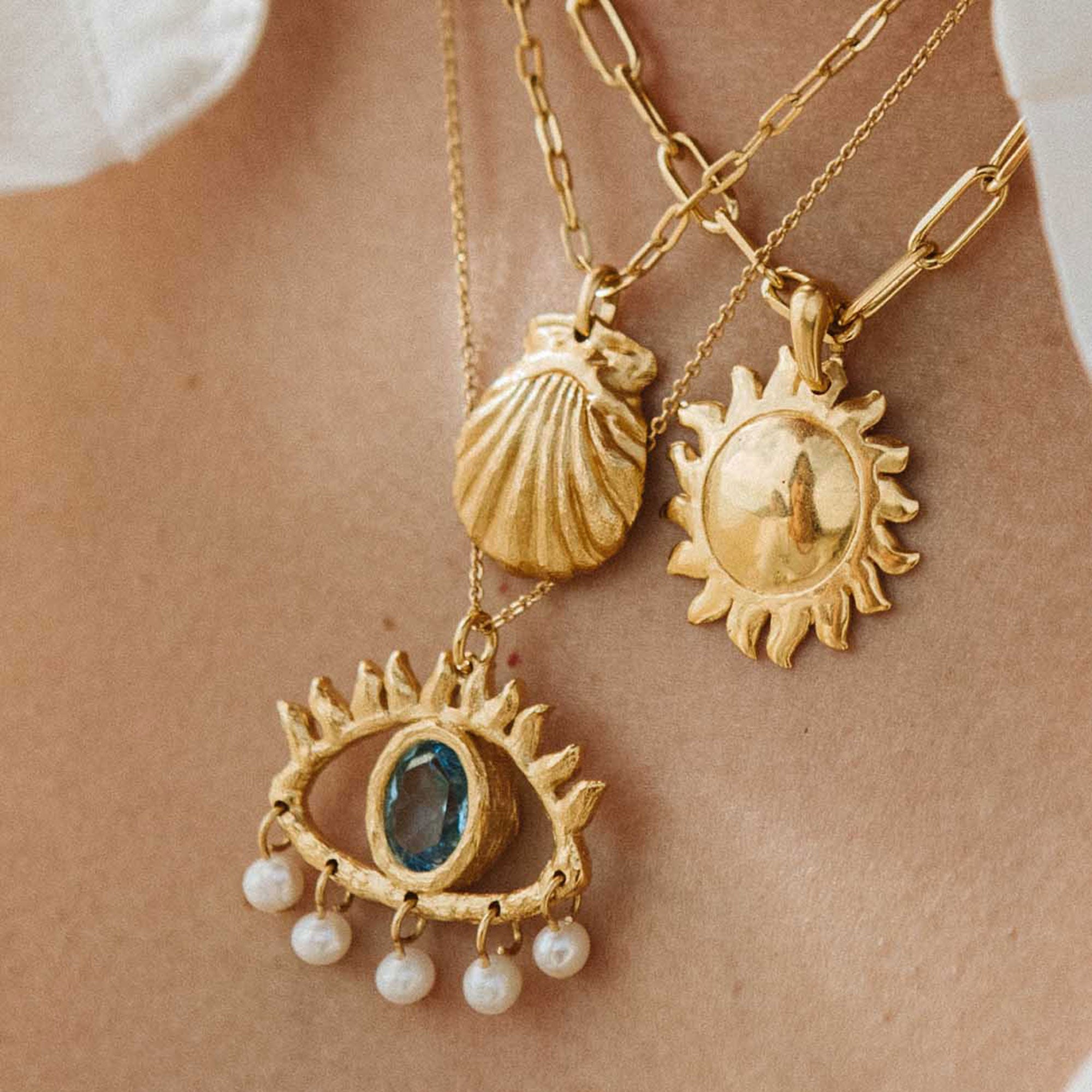 Alhaja Kette Mare, vergoldet