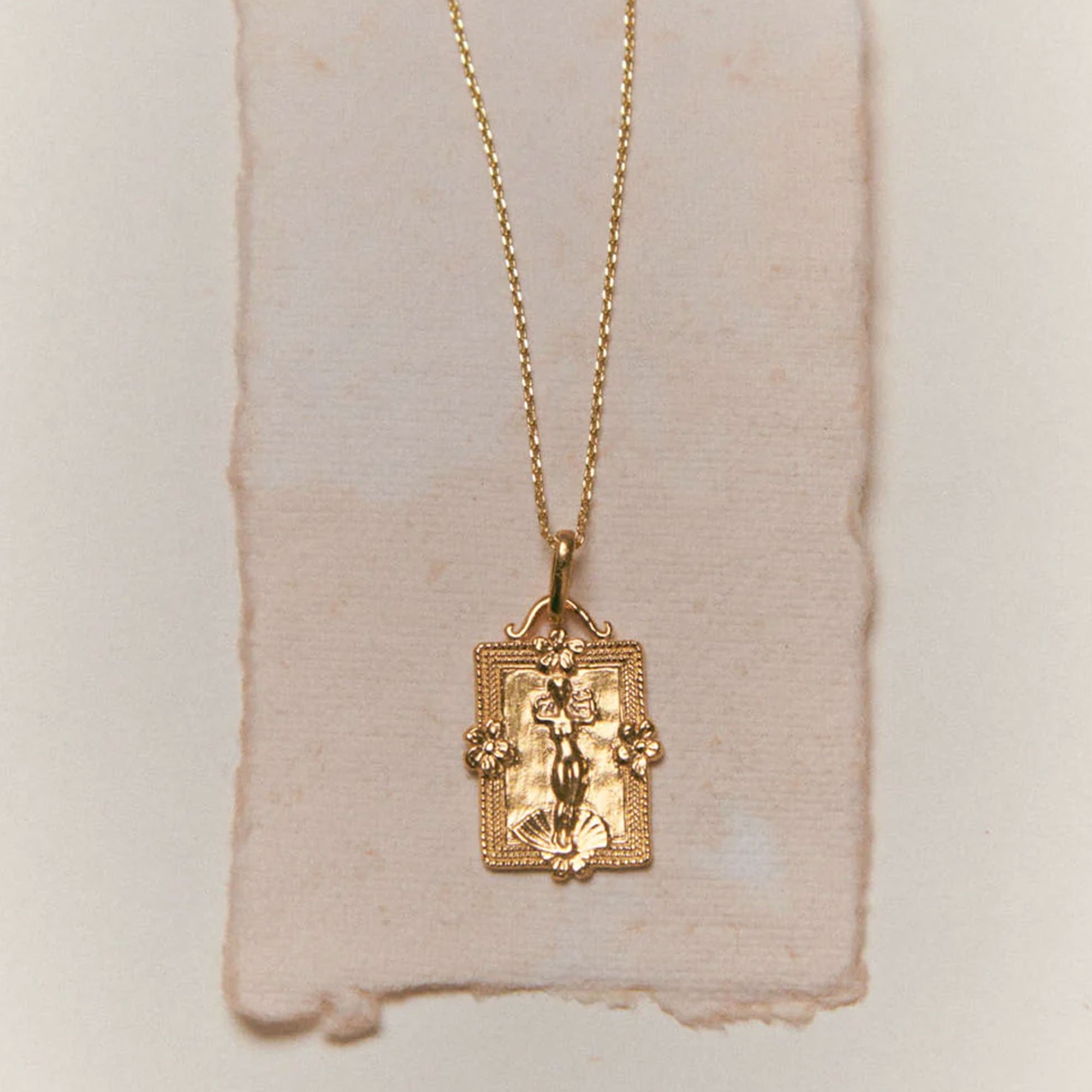 Alhaja Kette Musa Venus, vergoldet