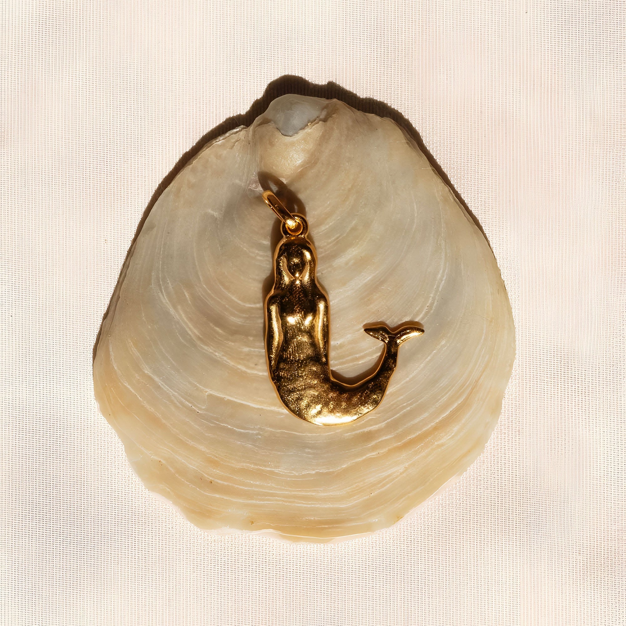 Alhaja Kette Sirena, vergoldet