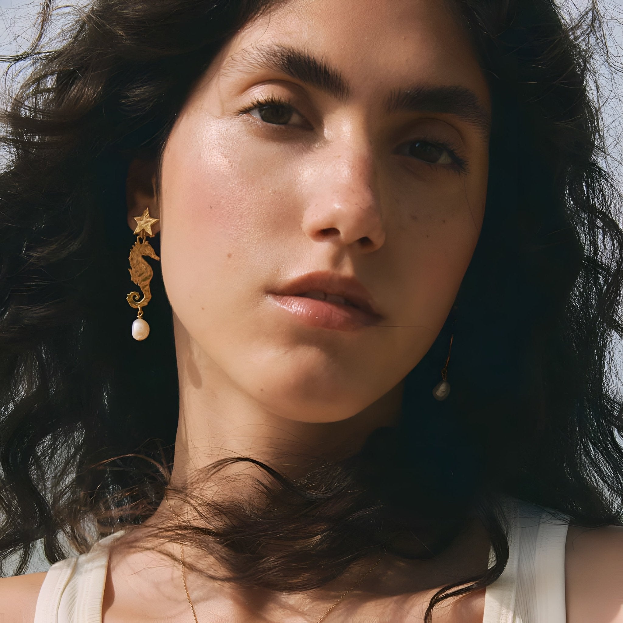 Alhaja Ohrringe Cavaletto, vergoldet