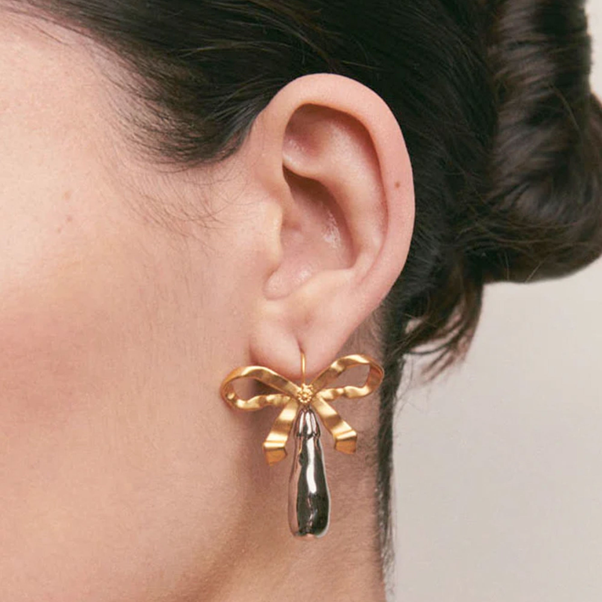 Alhaja Ohrringe Flavia, Silber, vergoldet