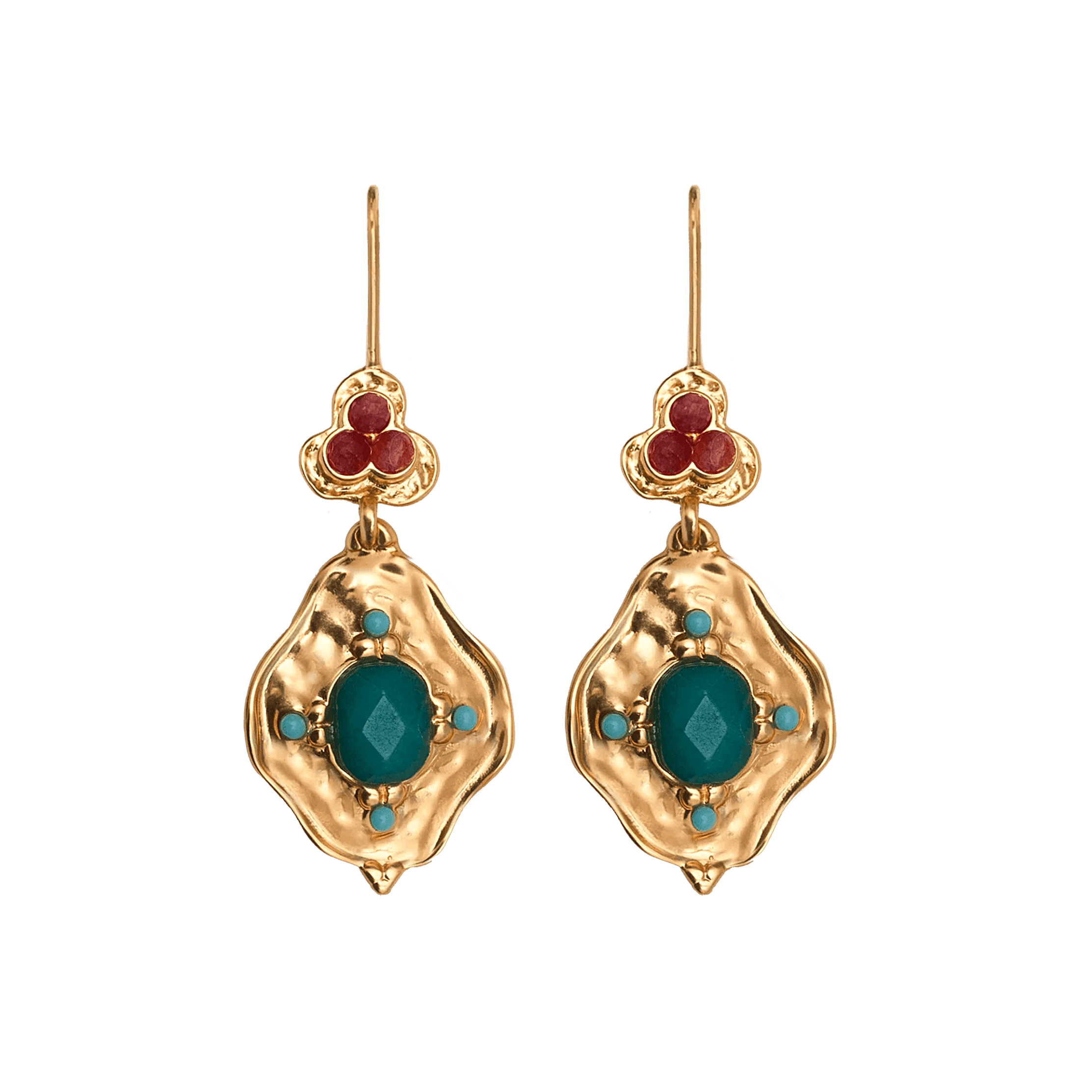 Alhaja Ohrringe Pitiusa, vergoldet