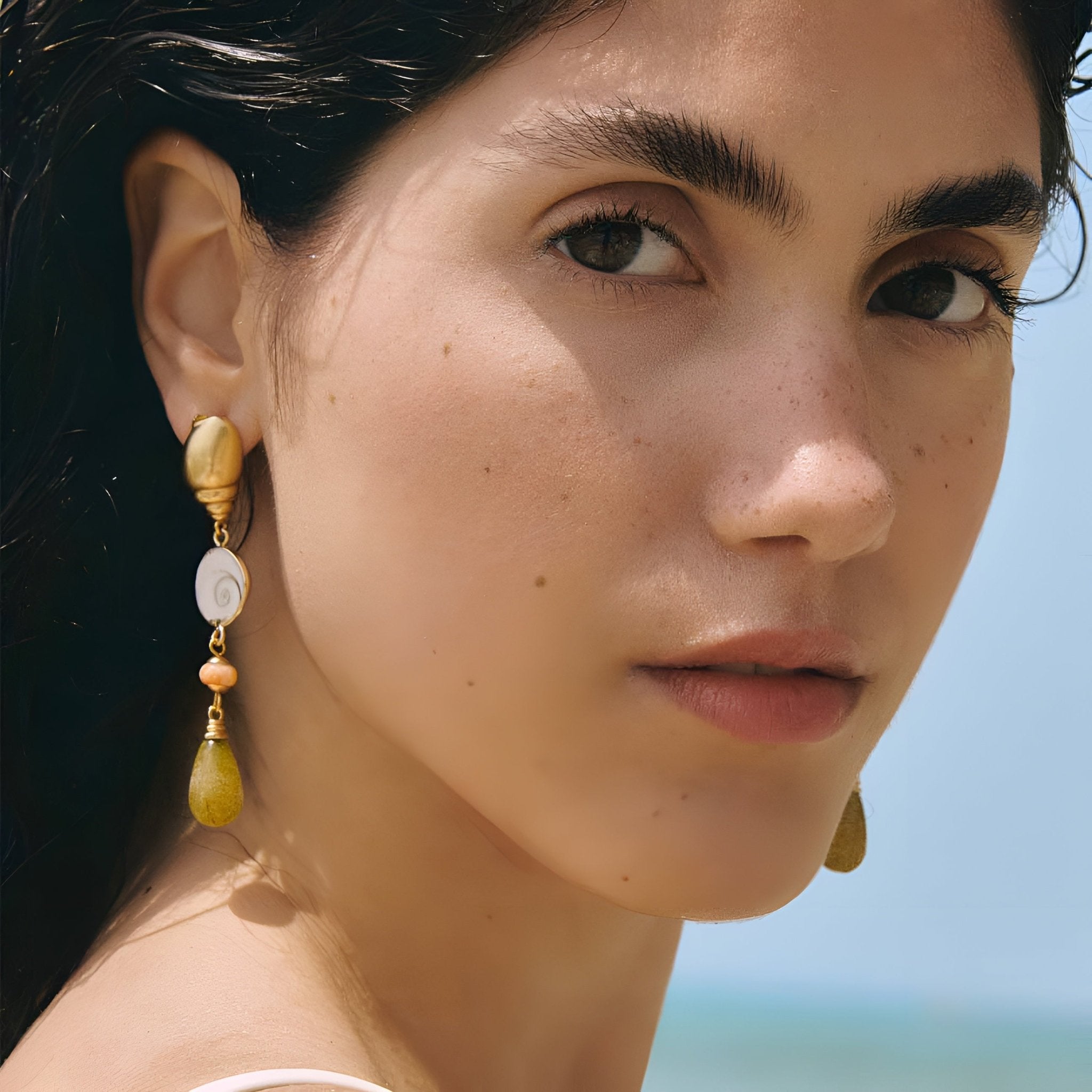 Alhaja Ohrringe Santa Lucia, New Caracola, vergoldet