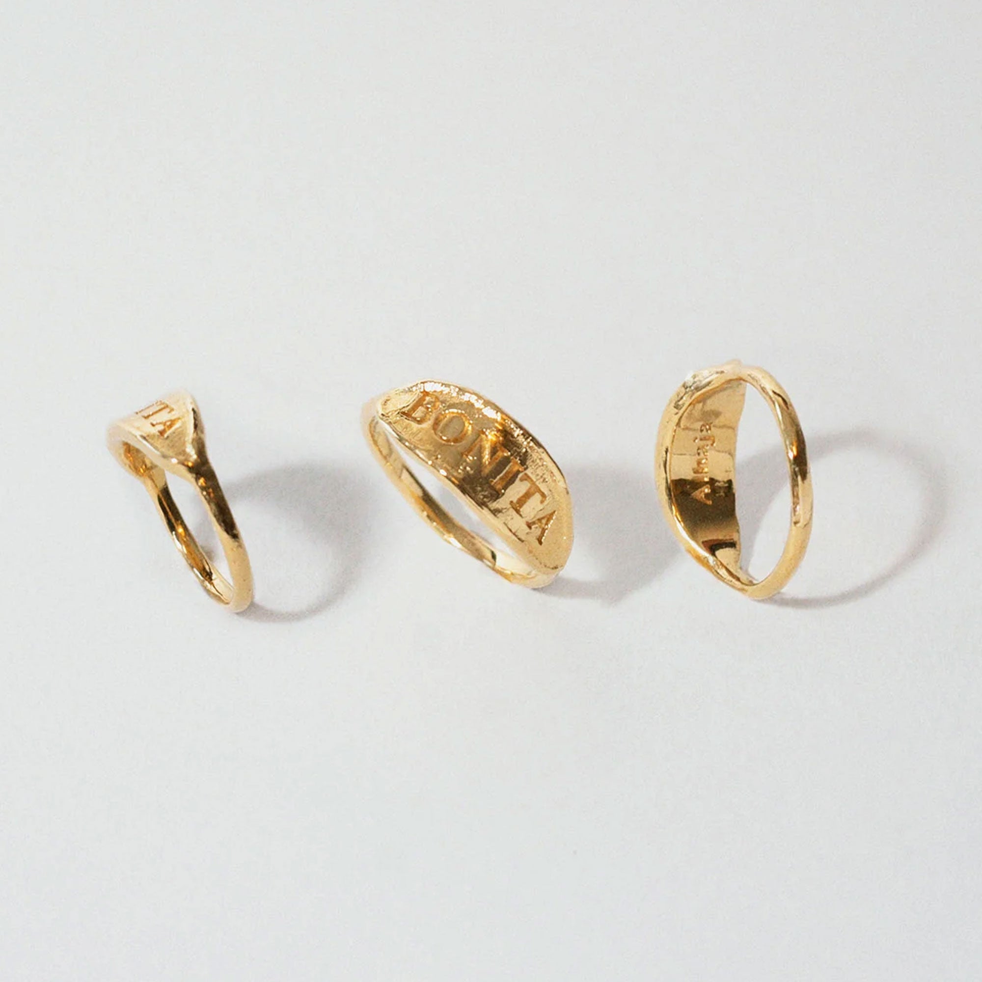 Alhaja Ring Bonita, vergoldet