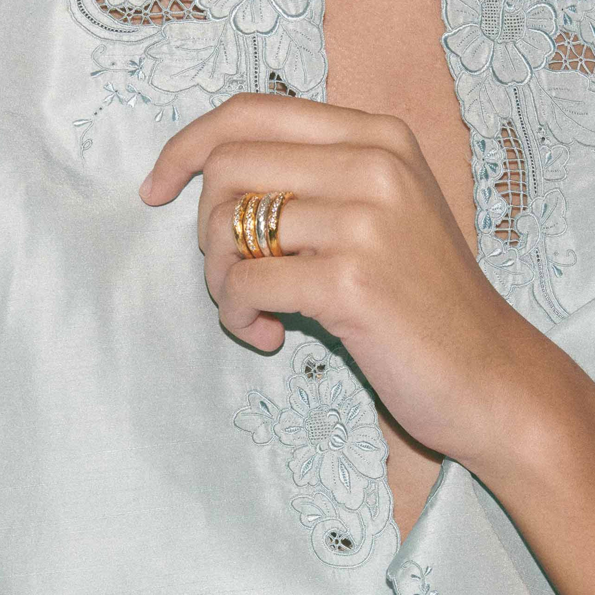 Alhaja Ring Casilda, Silber