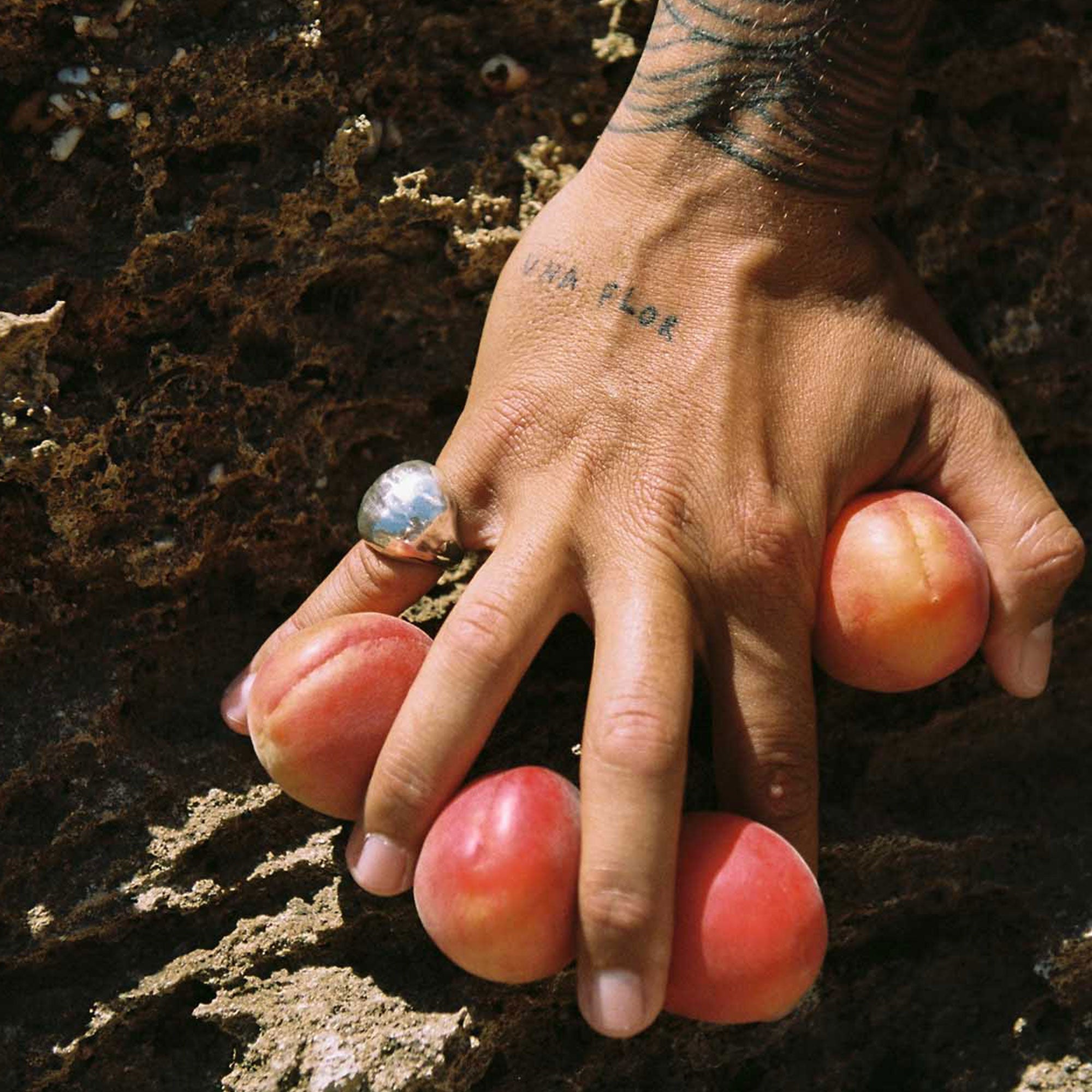 Alhaja Ring Luna, Silber