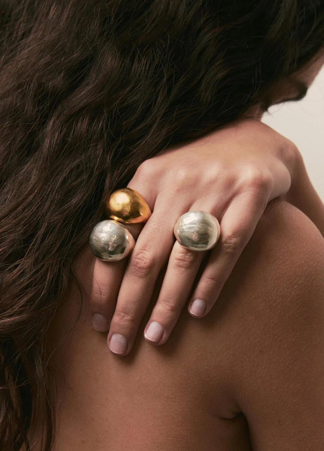 Alhaja Ring Luna, Silber