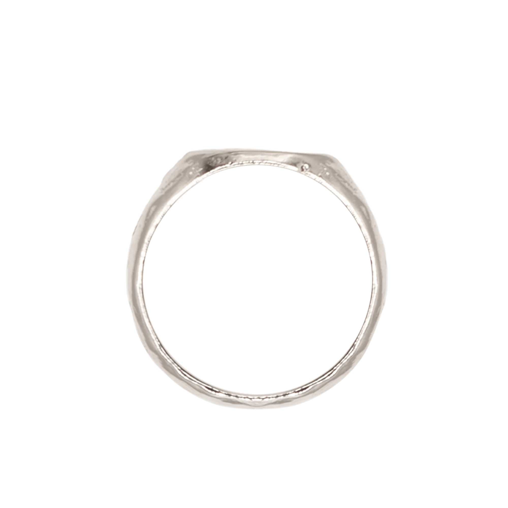 Alhaja Ring Mini Amore Signet, Silber