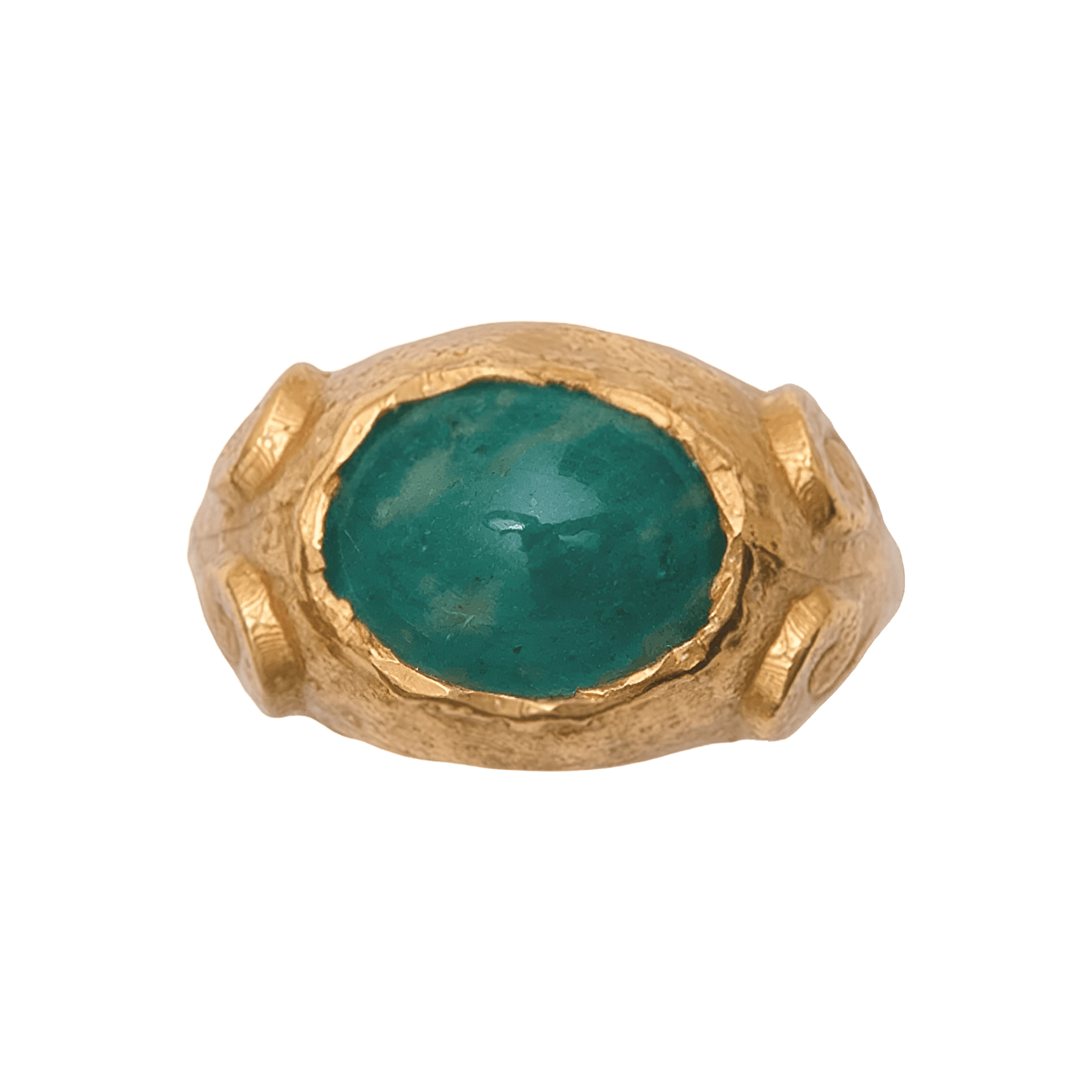 Alhaja Ring Persia Verde, vergoldet