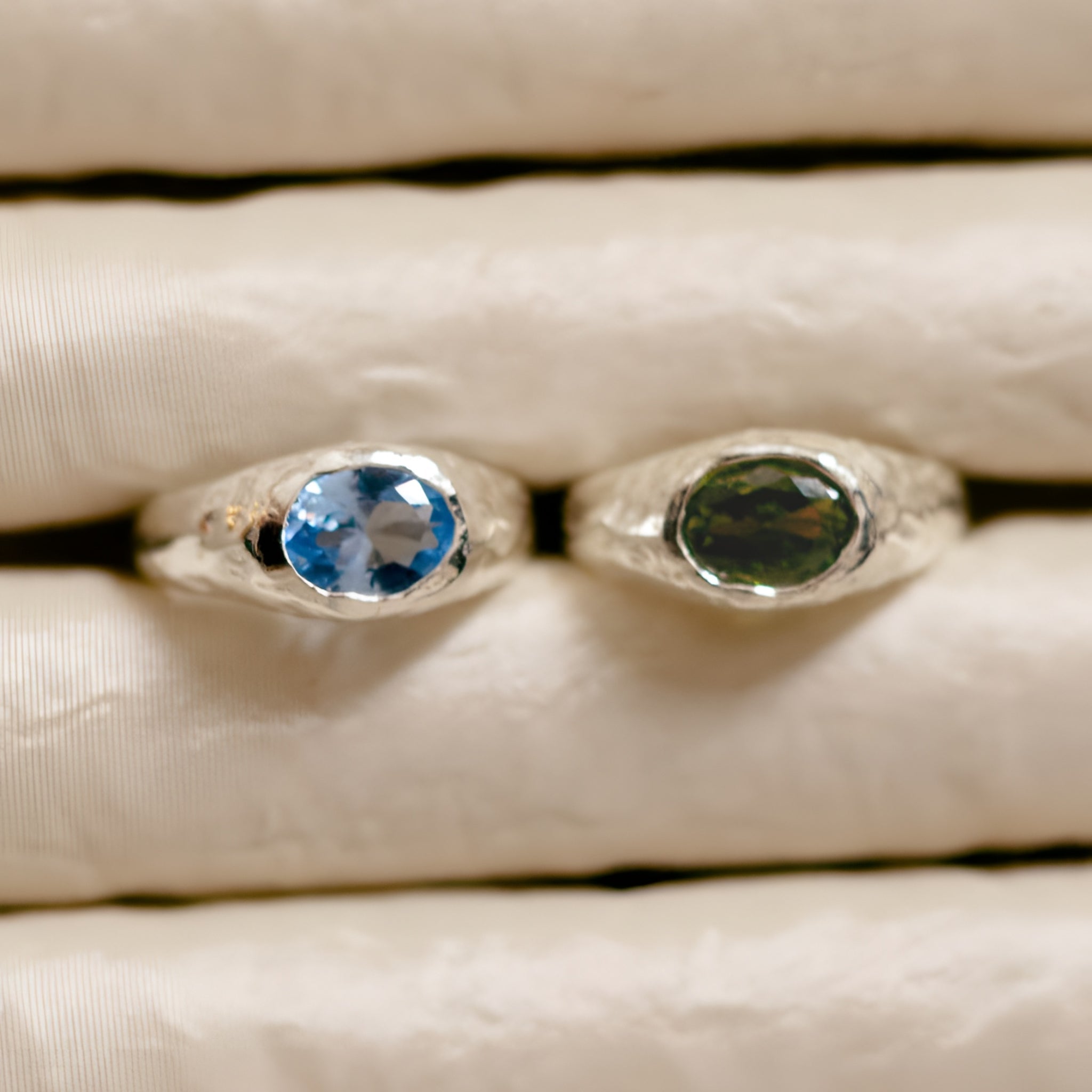 Alhaja Ring Positano, Silber caramelo