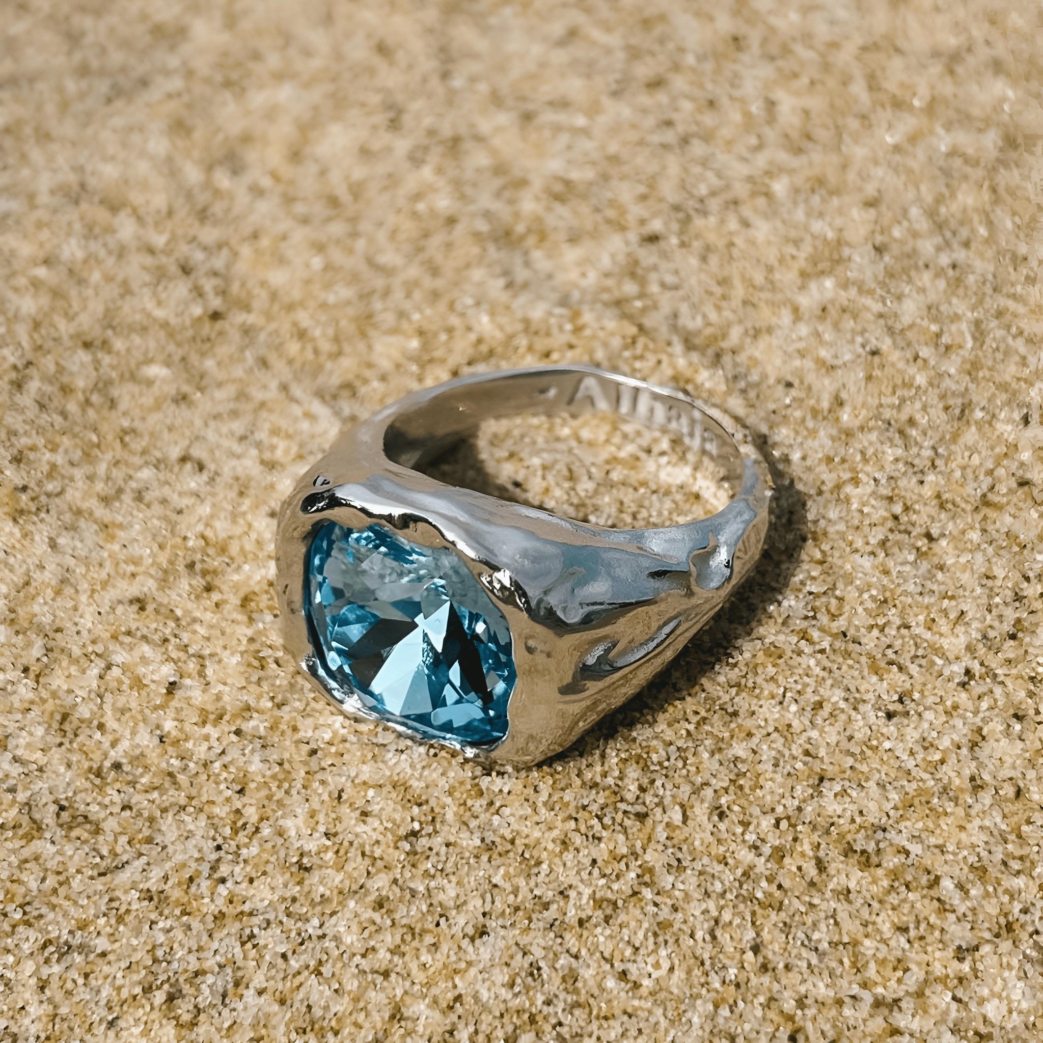 Alhaja Ring Salina Ocean, Silber 50, Ø innen ca. 15,9 mm
