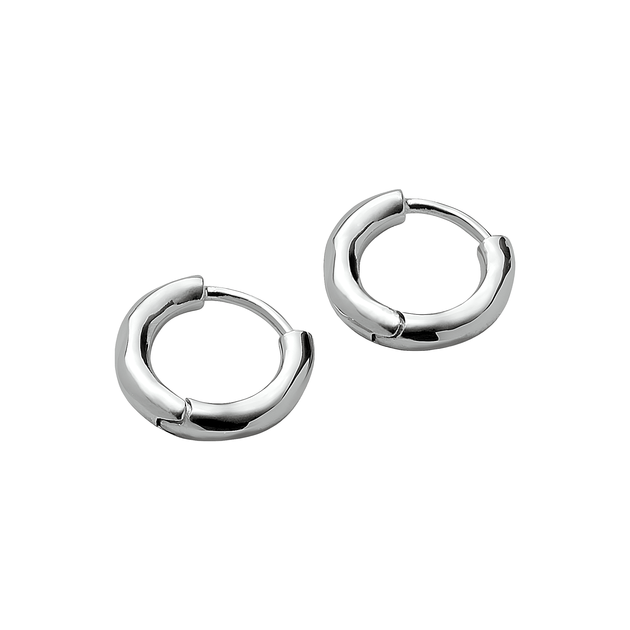 Pernille Corydon Creolen Mini Spirit Huggies, versilbert