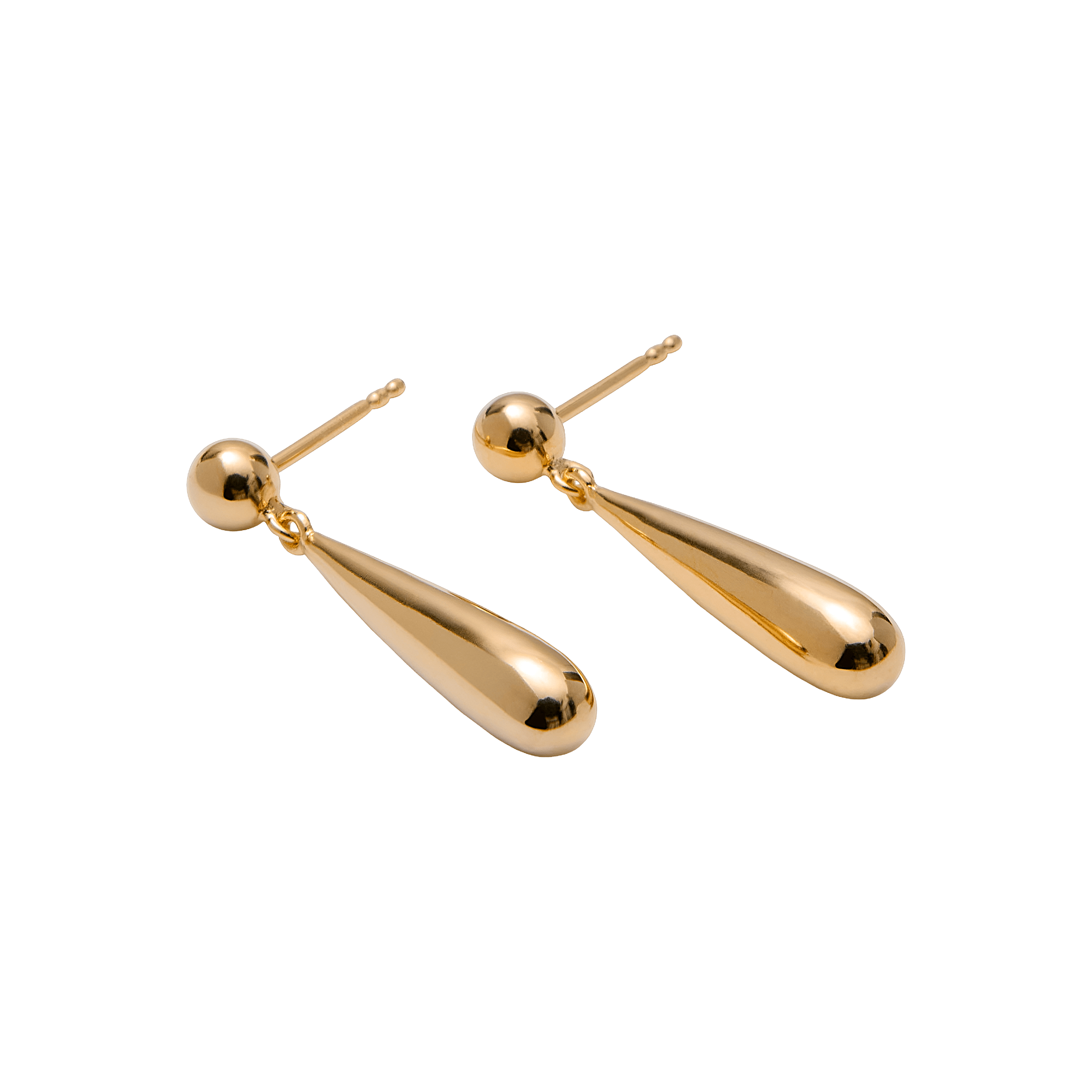 Pernille Corydon Ohrringe Endless Elements, vergoldet