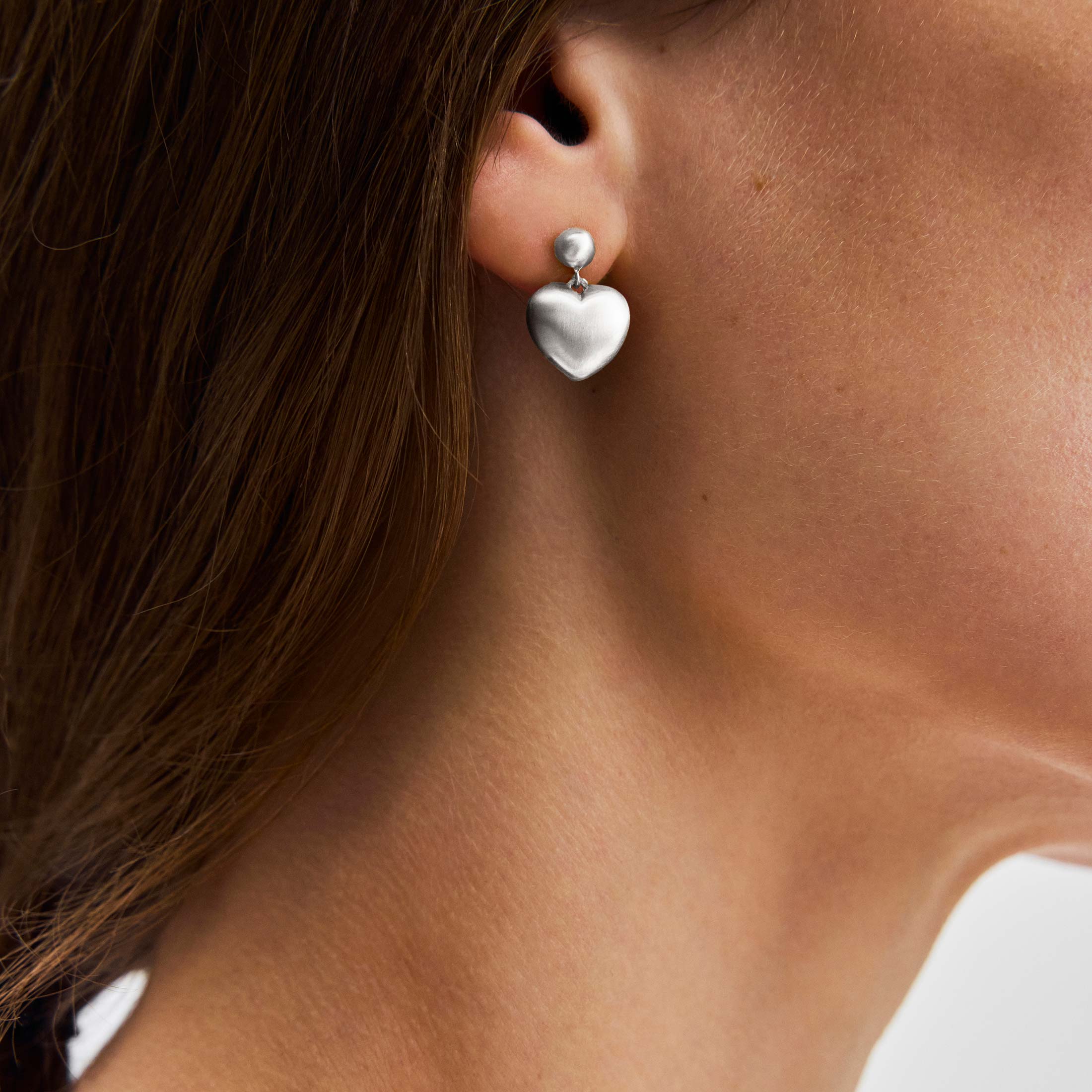 Pernille Corydon Ohrringe Desire, versilbert