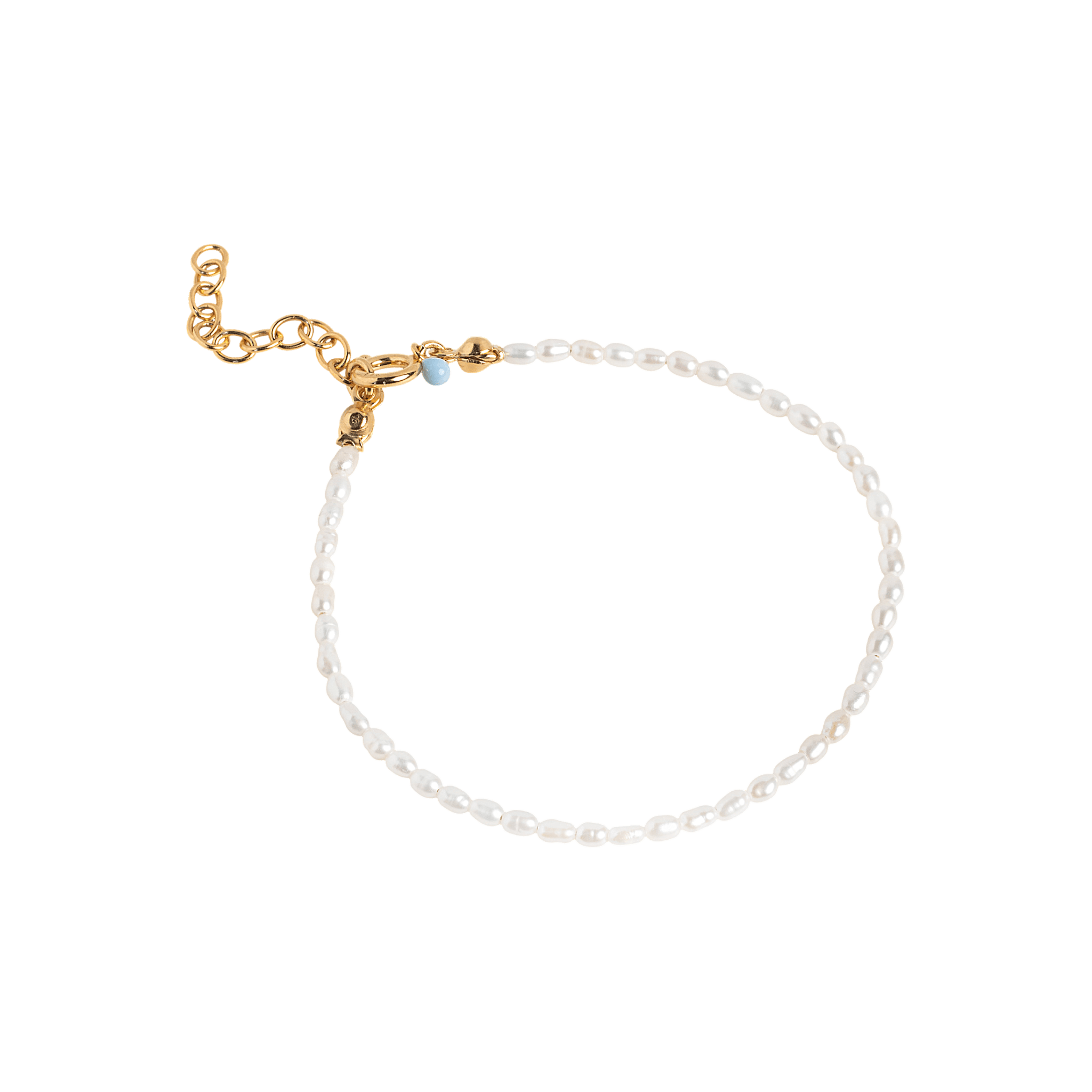 Enamel Copenhagen Armband Erna, Pearl, vergoldet