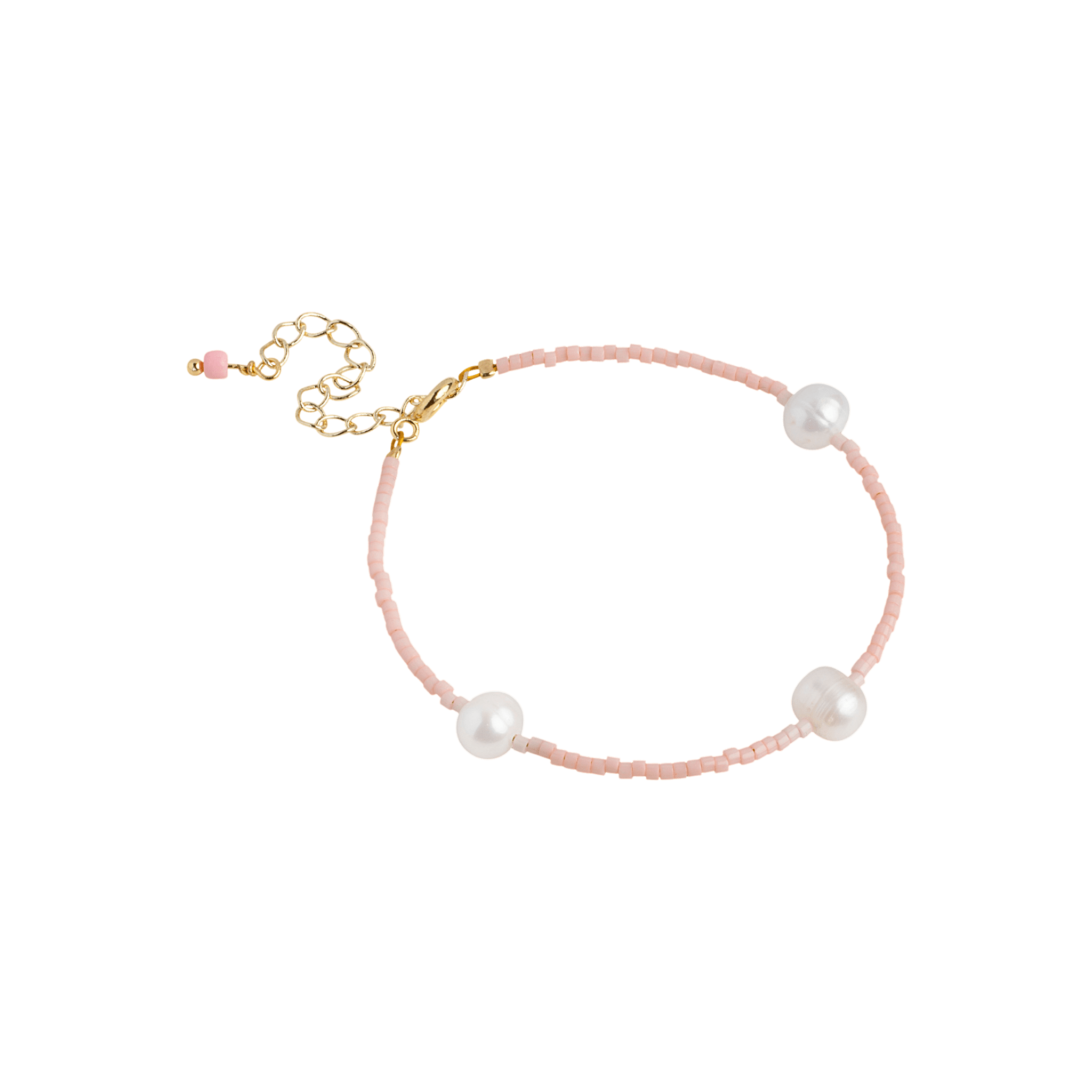 Enamel Copenhagen Armband Petra, Pearl, vergoldet