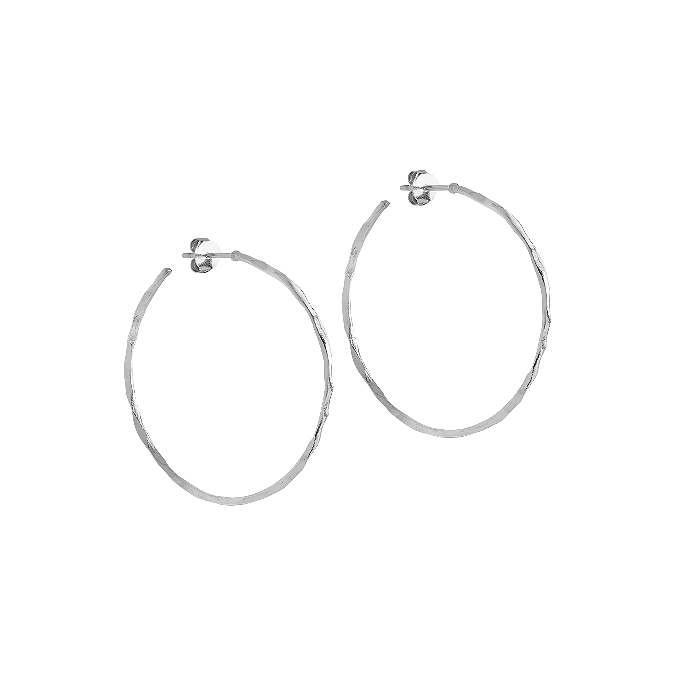 Enamel Copenhagen Creolen Organic Arena Large, Silber