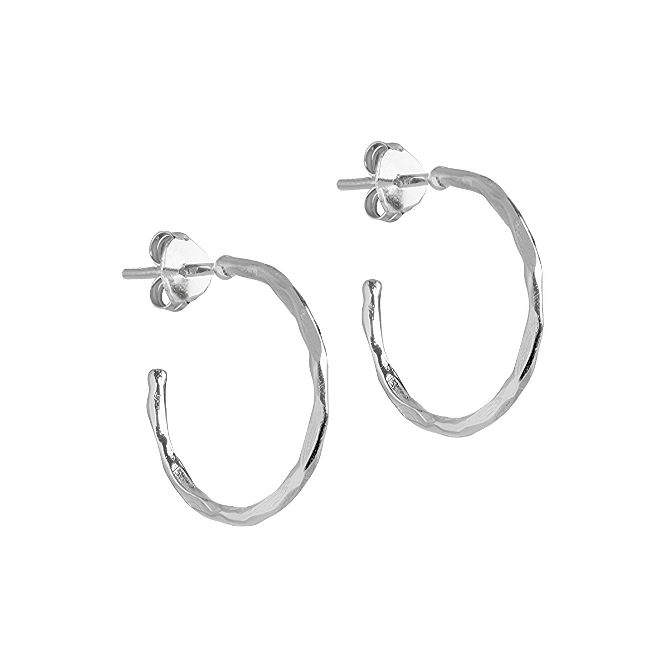 Enamel Copenhagen Creolen Organic Arena Small, Silber