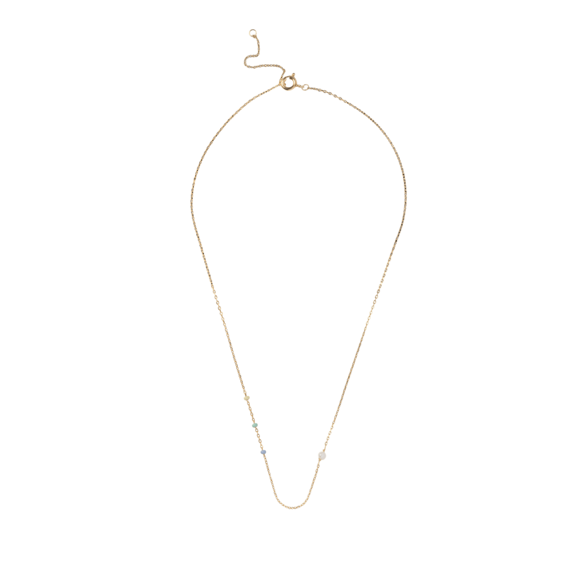 #Enamel Copenhagen Kette Lola Simple, Citrus Sky, vergoldet